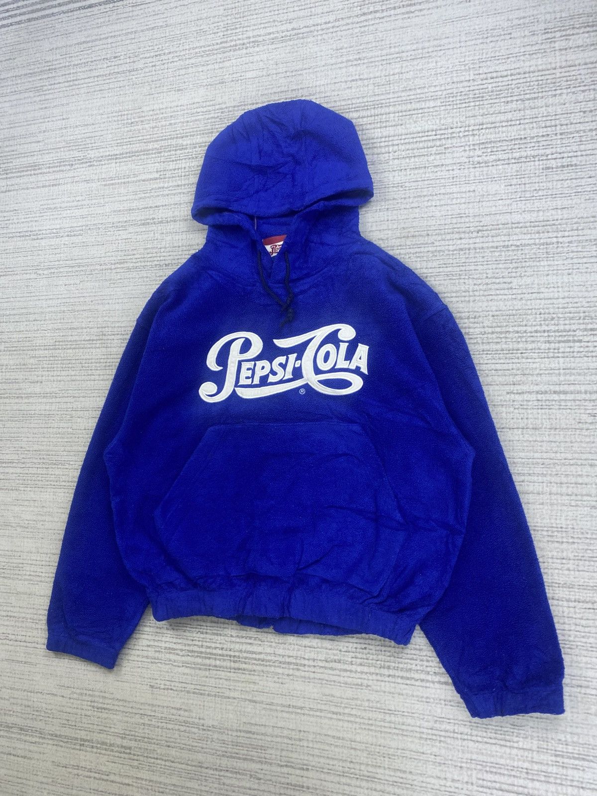 Pepsi × Vintage Vintage Pepsi Cola Embroidery Logo Blue Colour Hoodie Size US M / EU 48-50 / 2 - 4 Thumbnail