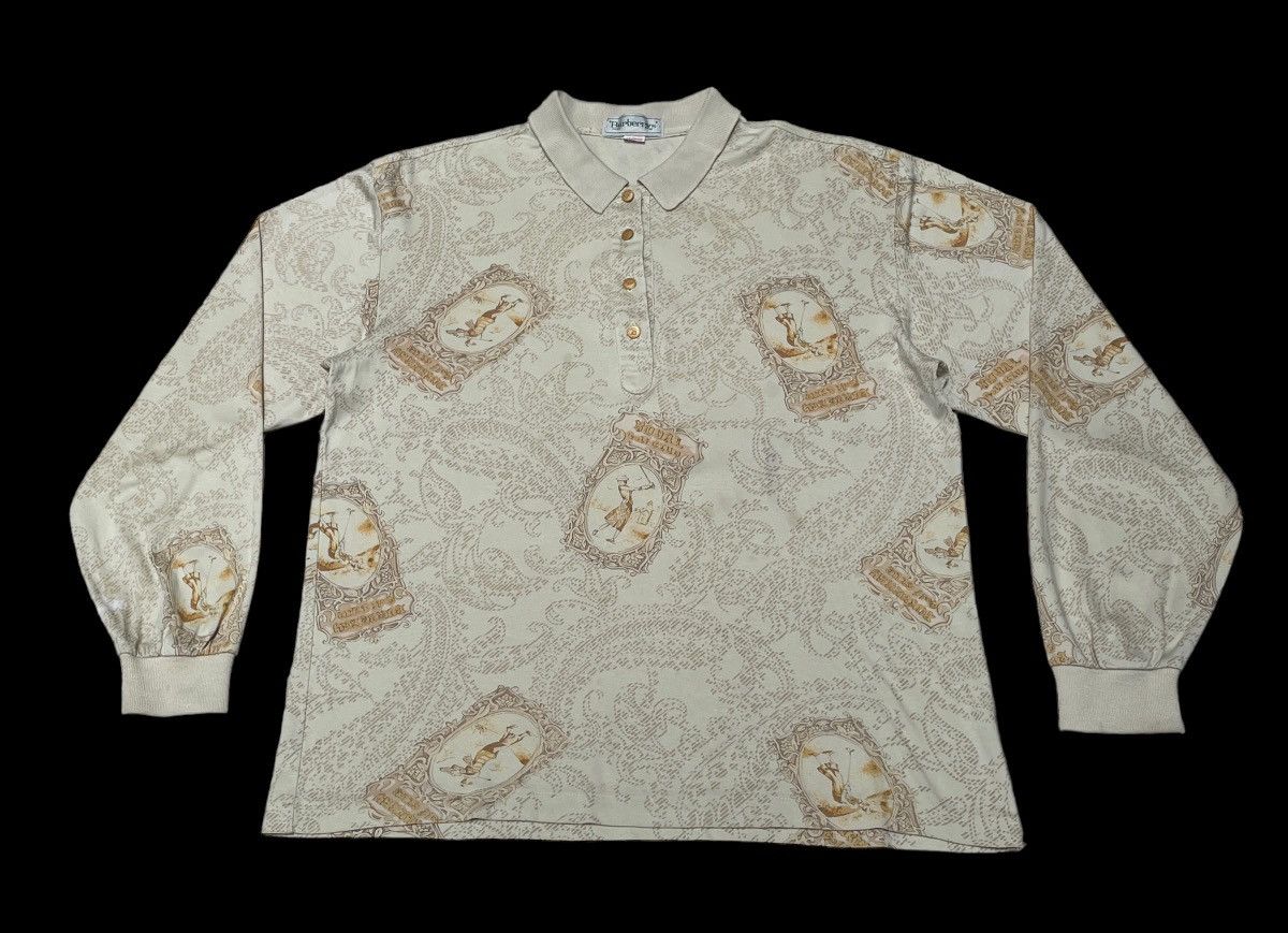 Burberry × Designer × Vintage Vintage Burberry Fullprint Shirt 1990s Size US M / EU 48-50 / 2 - 1 Thumbnail