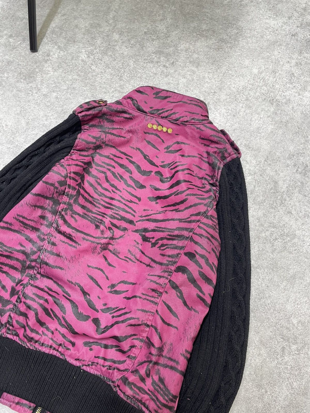 If Six Was Nine × Japanese Brand × Le Grande Bleu (L.G.B.) WCJ Leopard Knit Bomber — 2000s Tokyo Energy Size US M / EU 48-50 / 2 - 17 Thumbnail