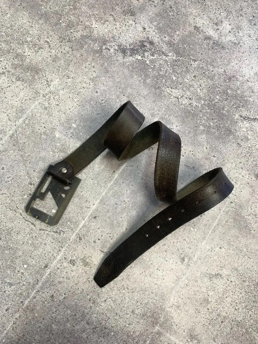 Giorgio Armani × Vintage Vintage Belts Y2K Giorgio Armani leather belt Japanese Size ONE SIZE - 10 Thumbnail