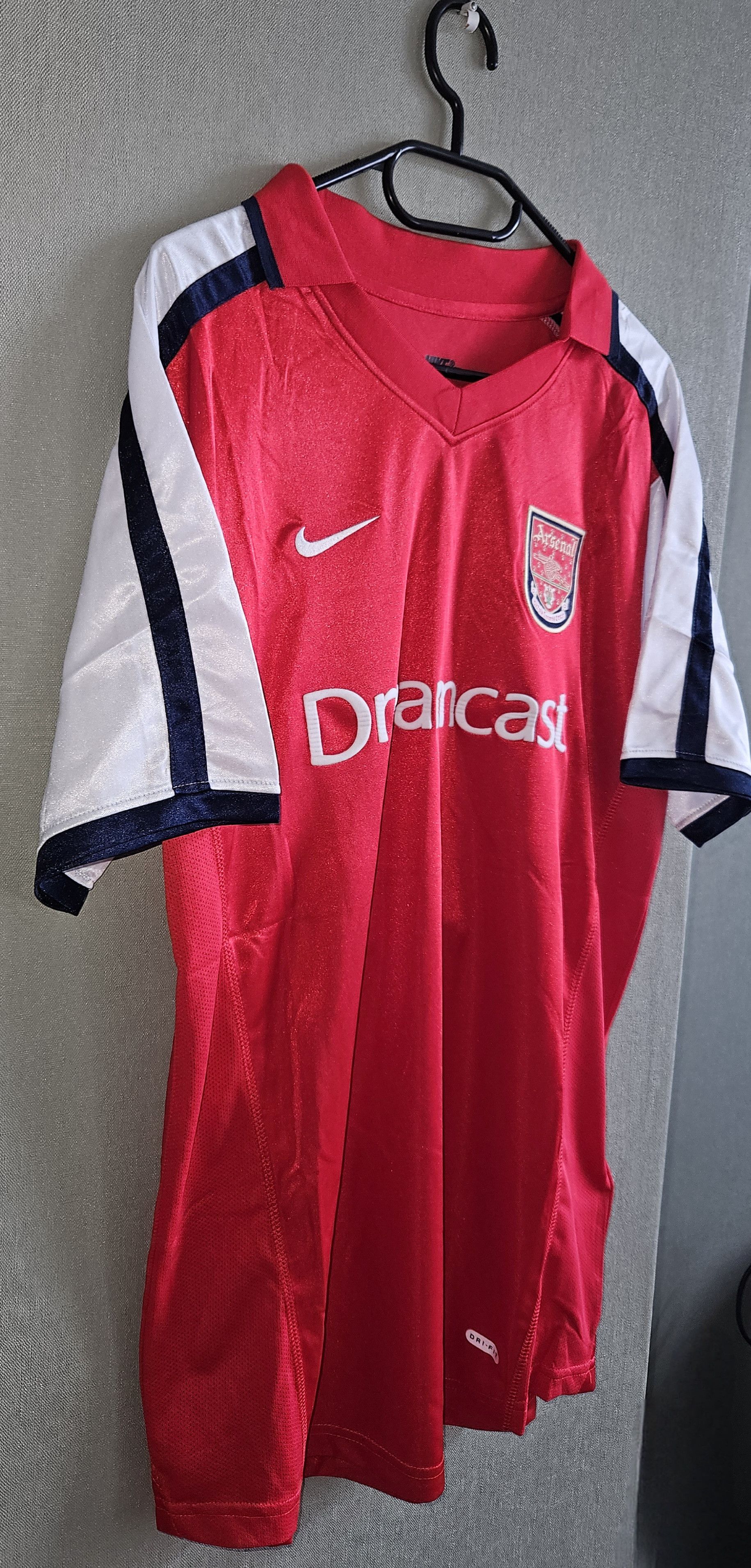 Other 14 Arsenal 2000–2001 Vintage Soccer Jersey Trikot Size US L / EU 52-54 / 3 - 4 Thumbnail