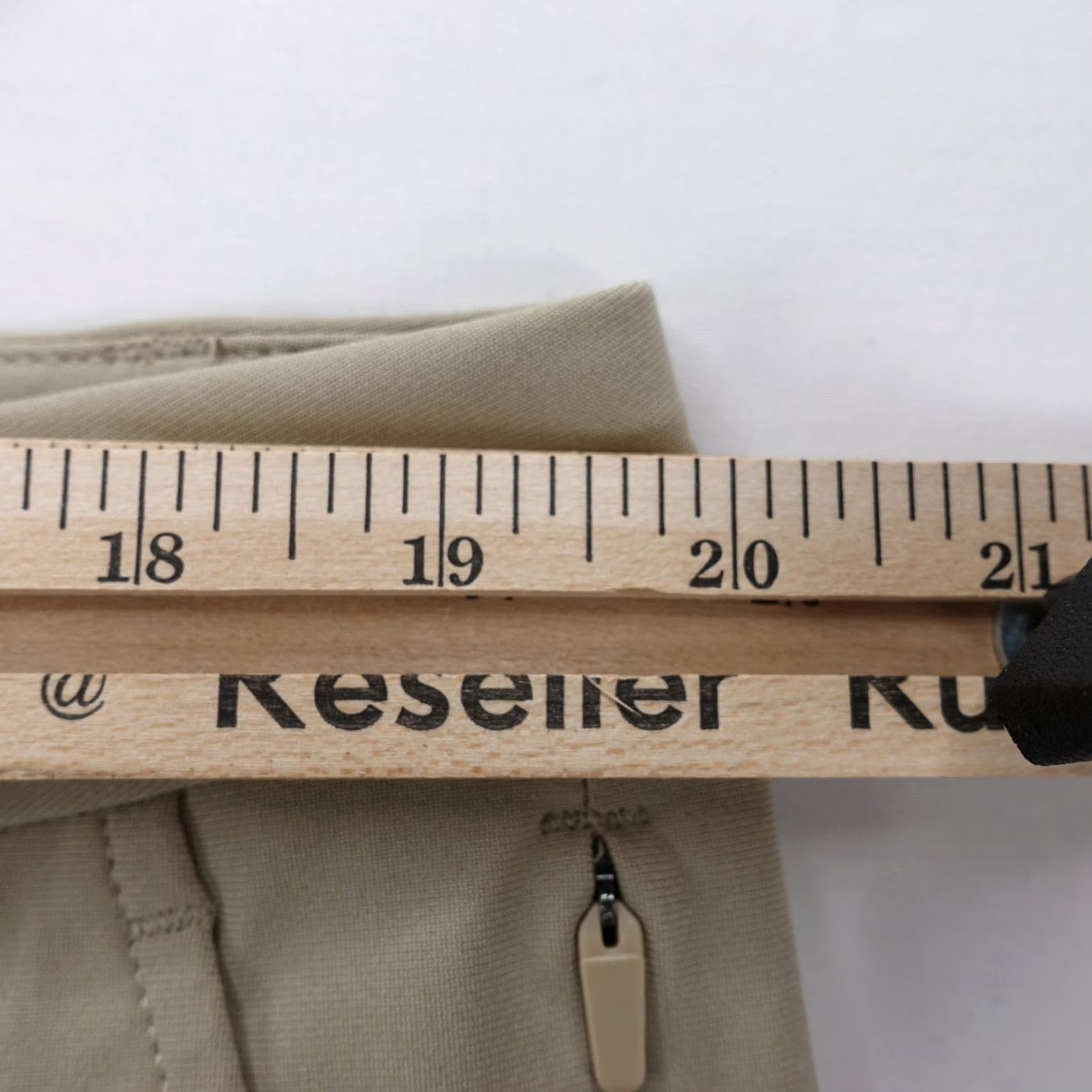 Vintage Birddogs Pants Mens 38x31.5 Khaki Tan Stretch Tapered Performance Zip Chino Regular 5-Pocket Size US 38 / EU 54 - 6 Thumbnail