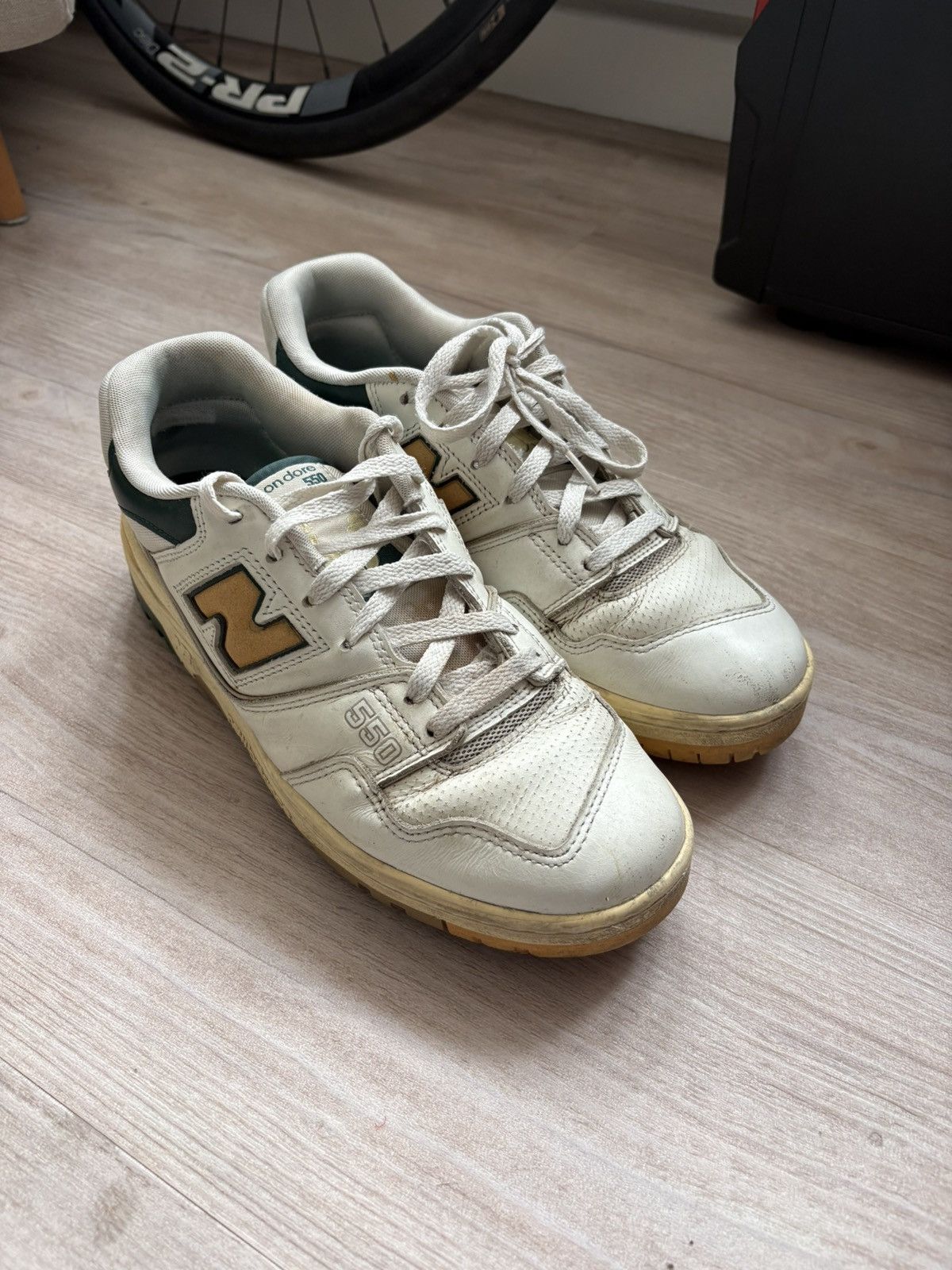 Aime Leon Dore × New Balance Aime Leon Dore New Balance 550 Natural Green Size US 9.5 / EU 42-43 - 3 Thumbnail
