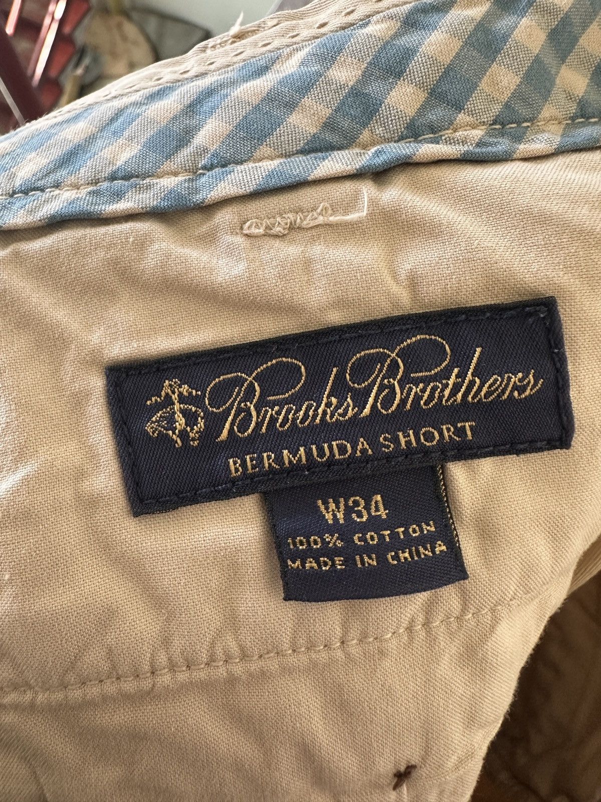 Brooks Brothers Brooks Brothers Cotton Bermuda Chino Shorts Size 34 Size US 34 / EU 50 - 7 Thumbnail