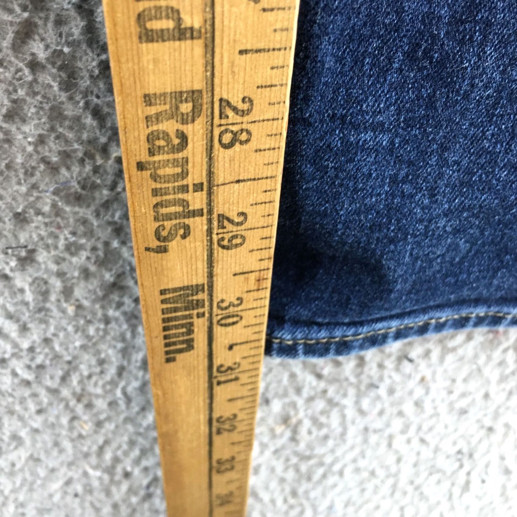 Abercrombie & Fitch Abercrombie & Fitch Skinny Jeans Mens 33x32 Blue Midrise Zip Slim Denim 5-Pocket Size US 33 - 7 Thumbnail