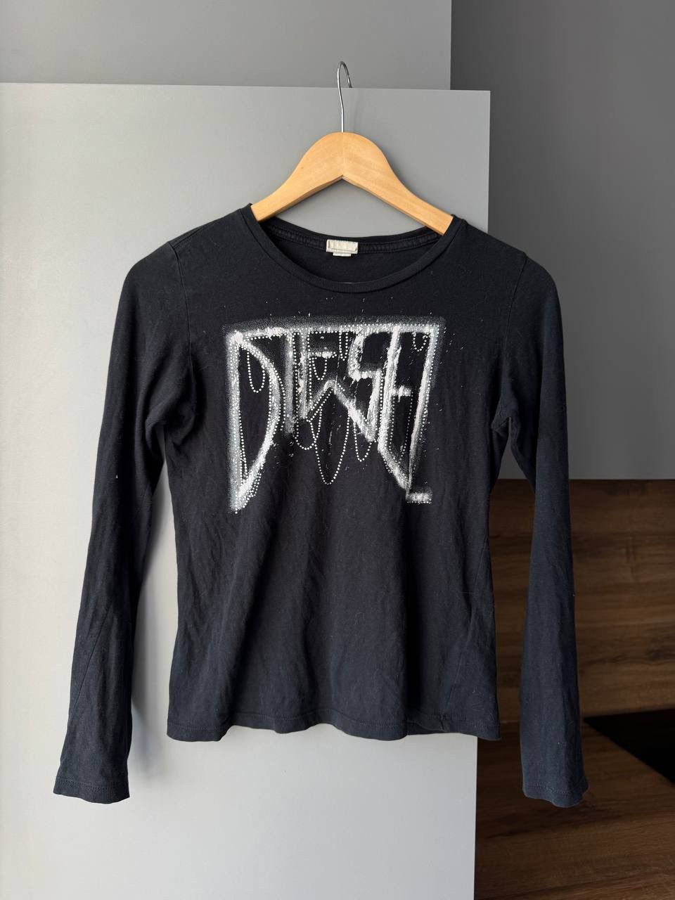 Diesel Vintage Woman’s Diesel Longsleeve T Shirt Digestion Effect Size S / US 4 / IT 40 - 1 Thumbnail