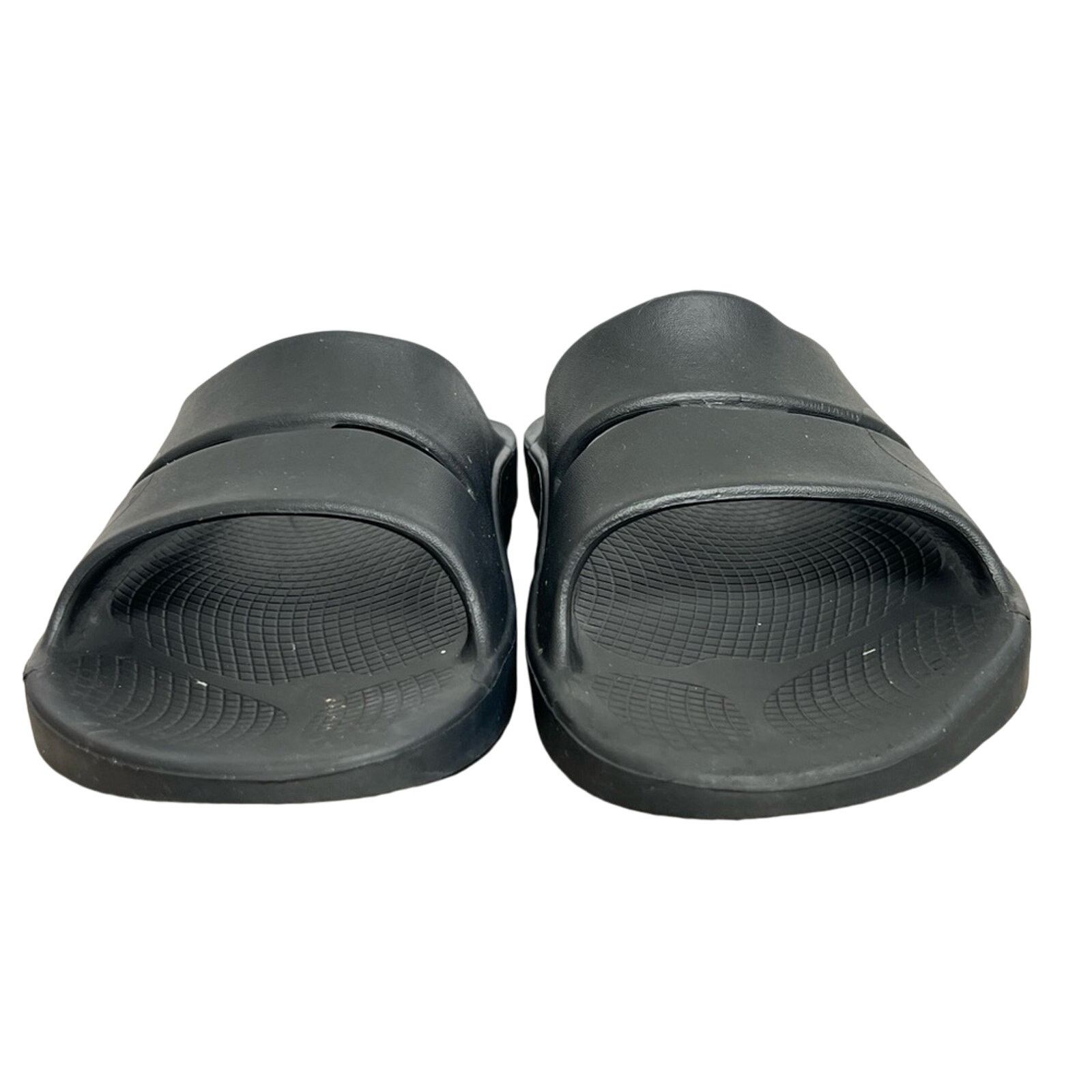 OOF Wear OOFOS OOahh Recovery Sandals Sport Slide On Black Men’s 12 Size US 12 / EU 45 - 3 Thumbnail