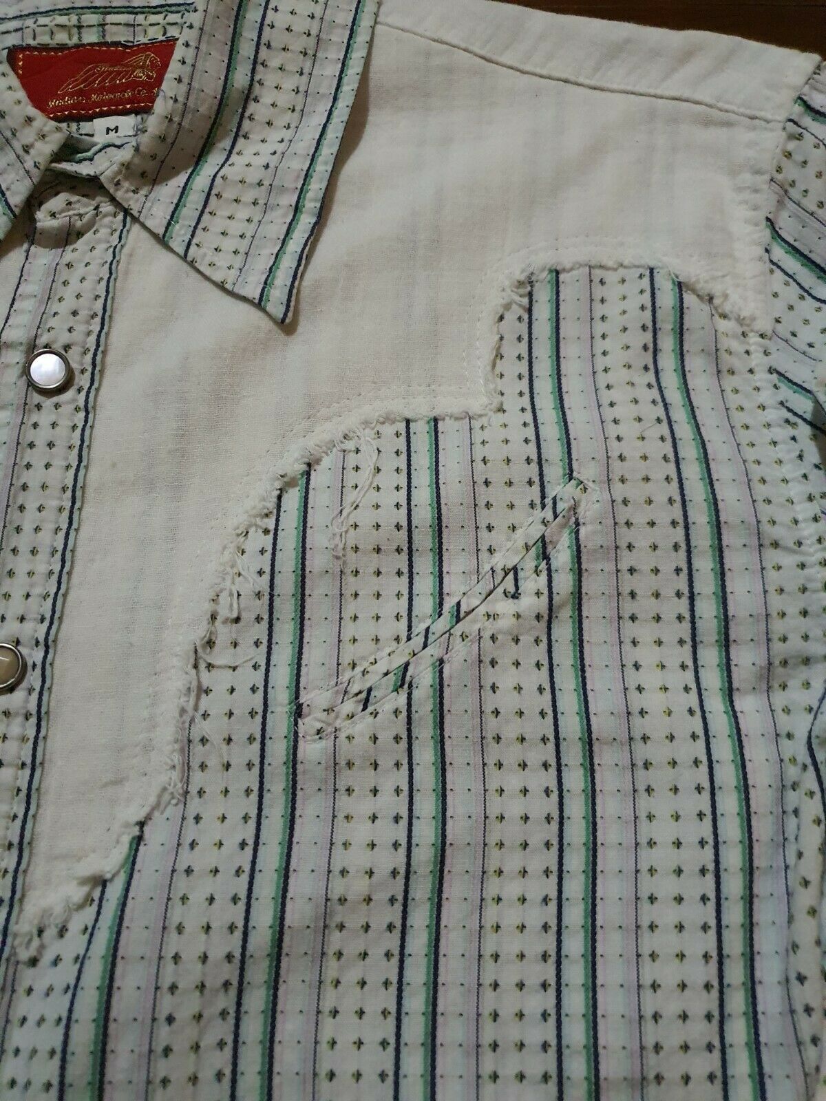 Indian Motorcycle Indian motorcycle co inc western shirt cowboy rodeo Size US M / EU 48-50 / 2 - 5 Thumbnail