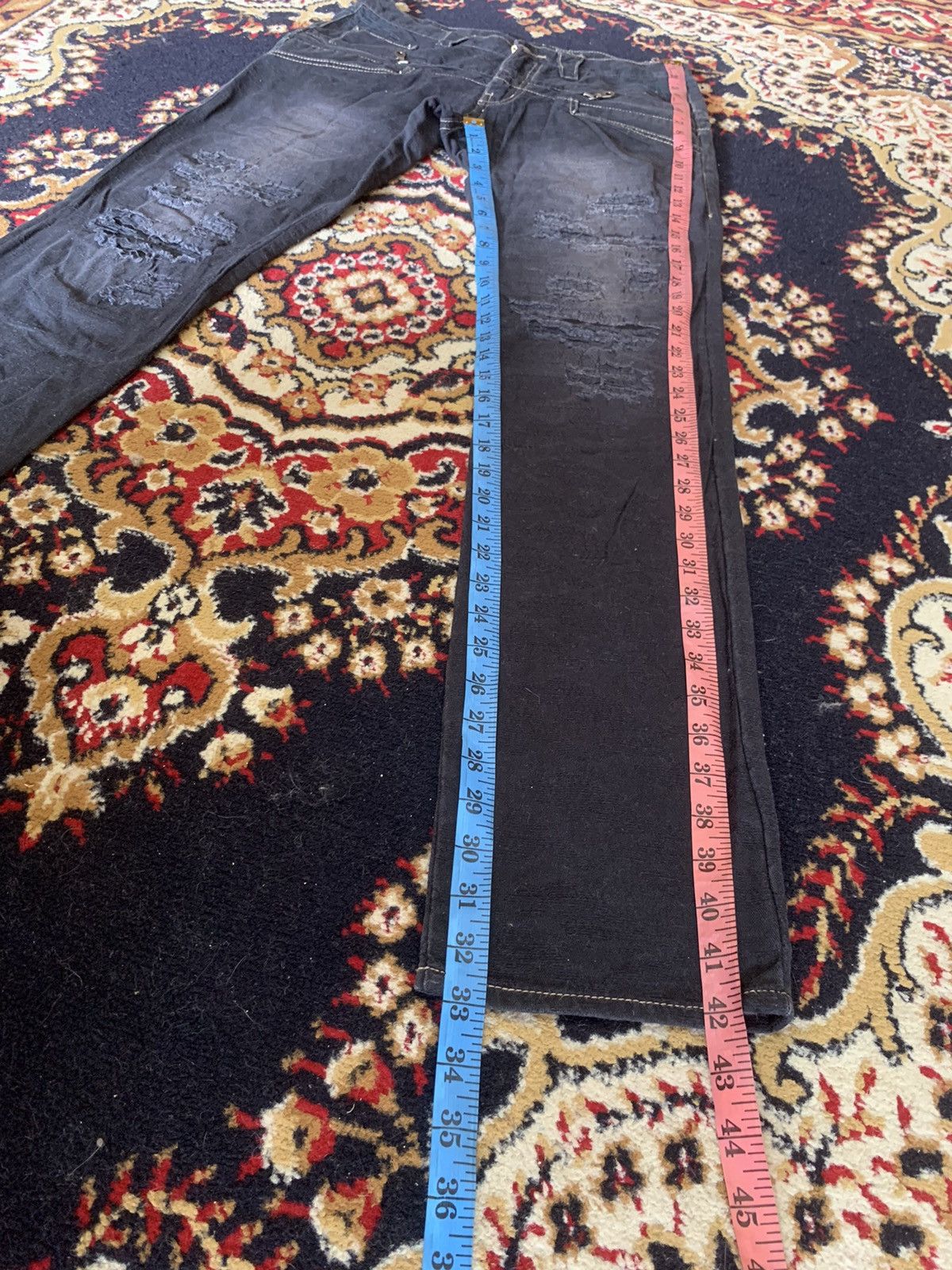 PPFM PPFM Buckel Back Distressed Denim Size US 30 / EU 46 - 15 Thumbnail