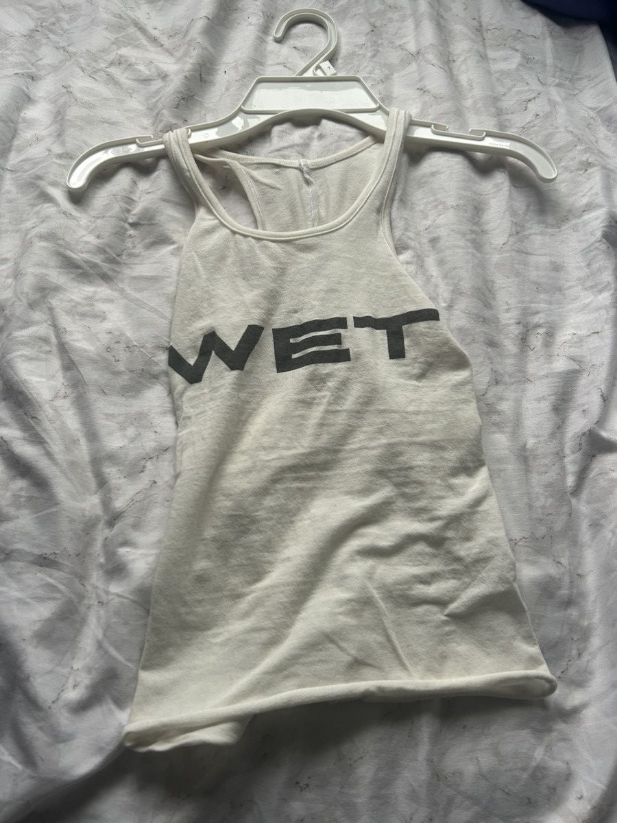 image of Kanye West x Yeezy Season Yzy Mowalola Wet Tank in White, Women's (Size Small)