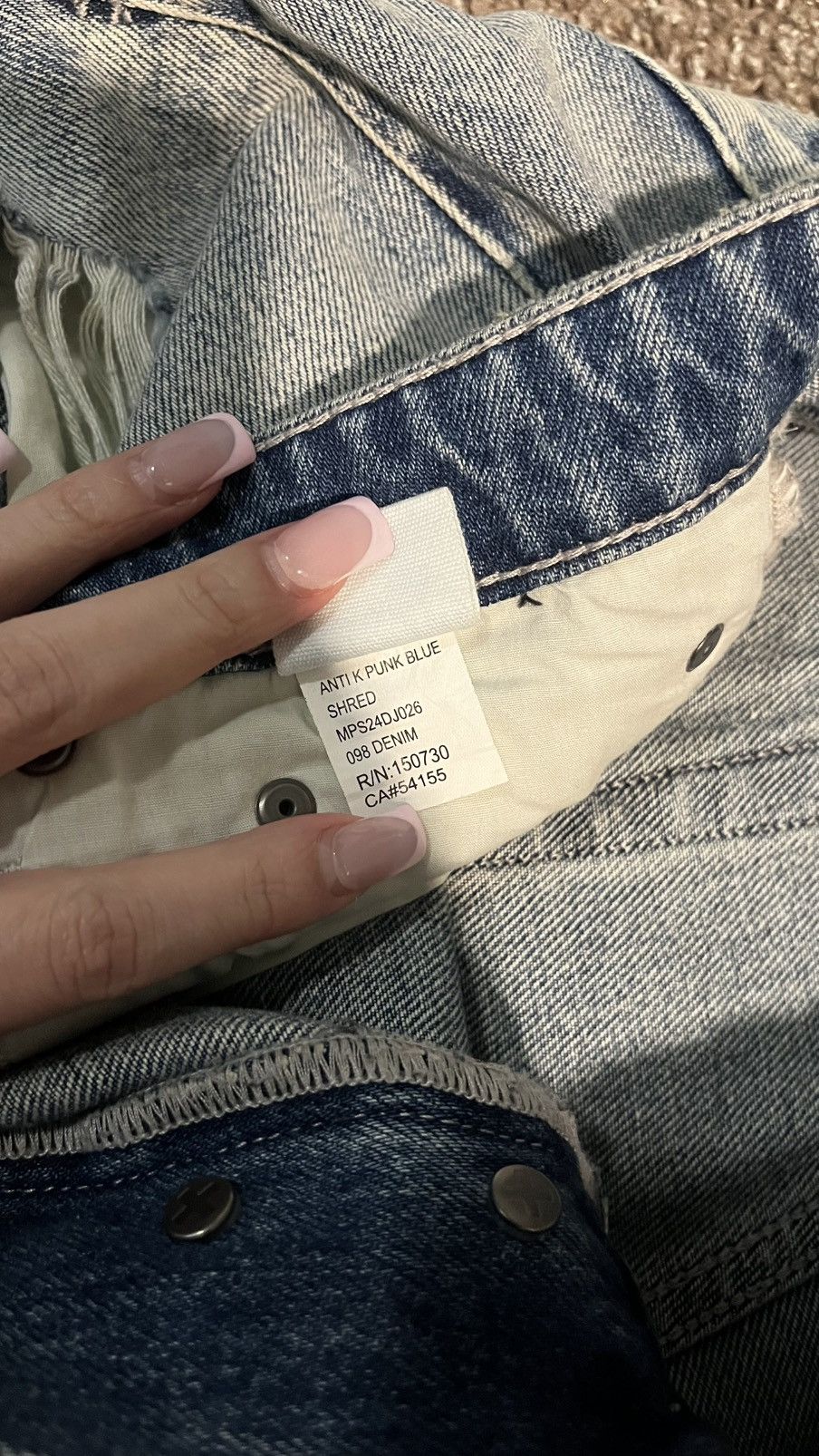 Ksubi Ksubi Anti K Punk Blue Shred Size US 33 - 8 Thumbnail