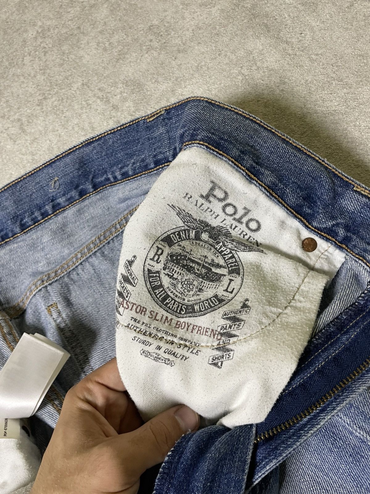 RRL Ralph Lauren RRL Polo Ralph Lauren Fall RaRe 2010 Distress Denim Size US 28 / EU 44 - 14 Thumbnail