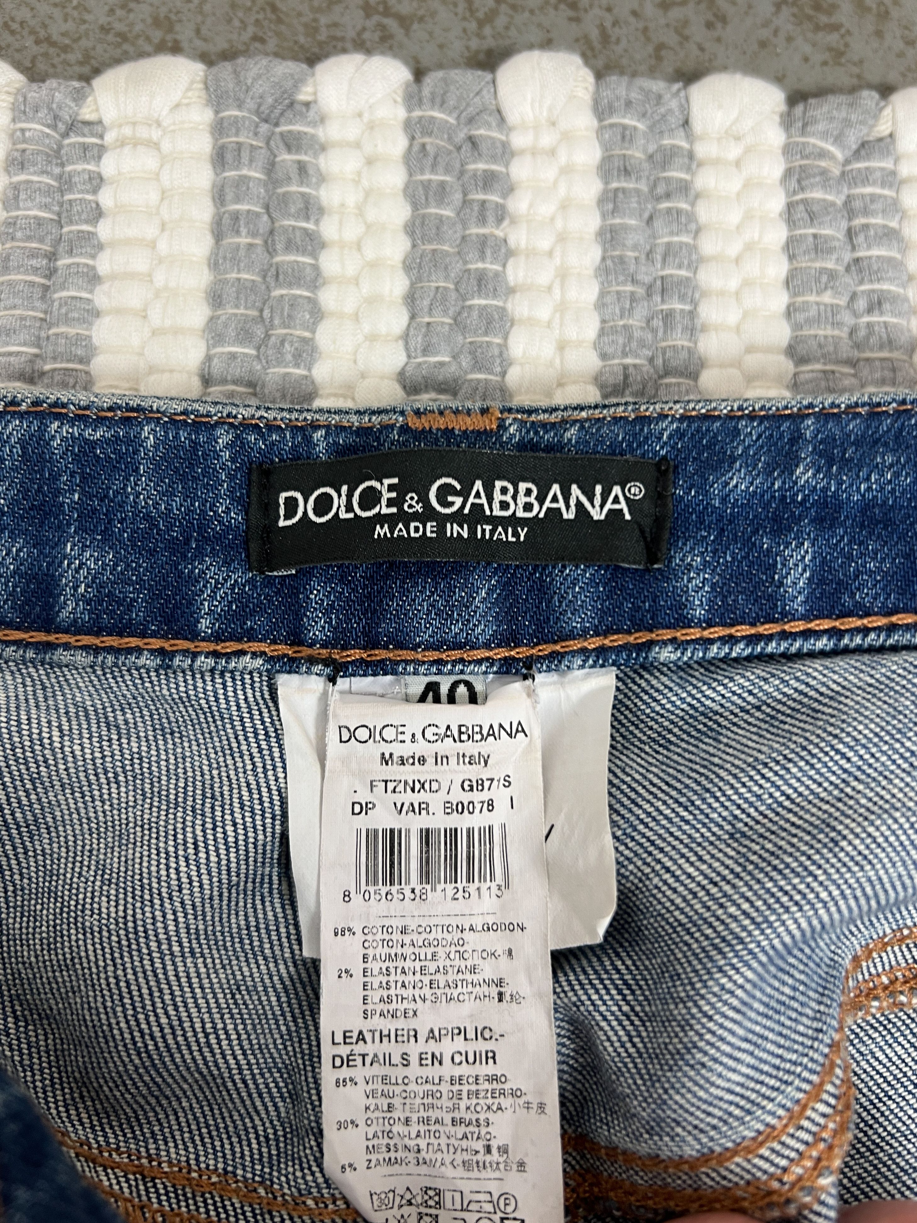Dolce & Gabbana Vintage Dolce & Gabbana D&G Blue Denim Jeans Pants Size 27" / US 4 / IT 40 - 7 Thumbnail
