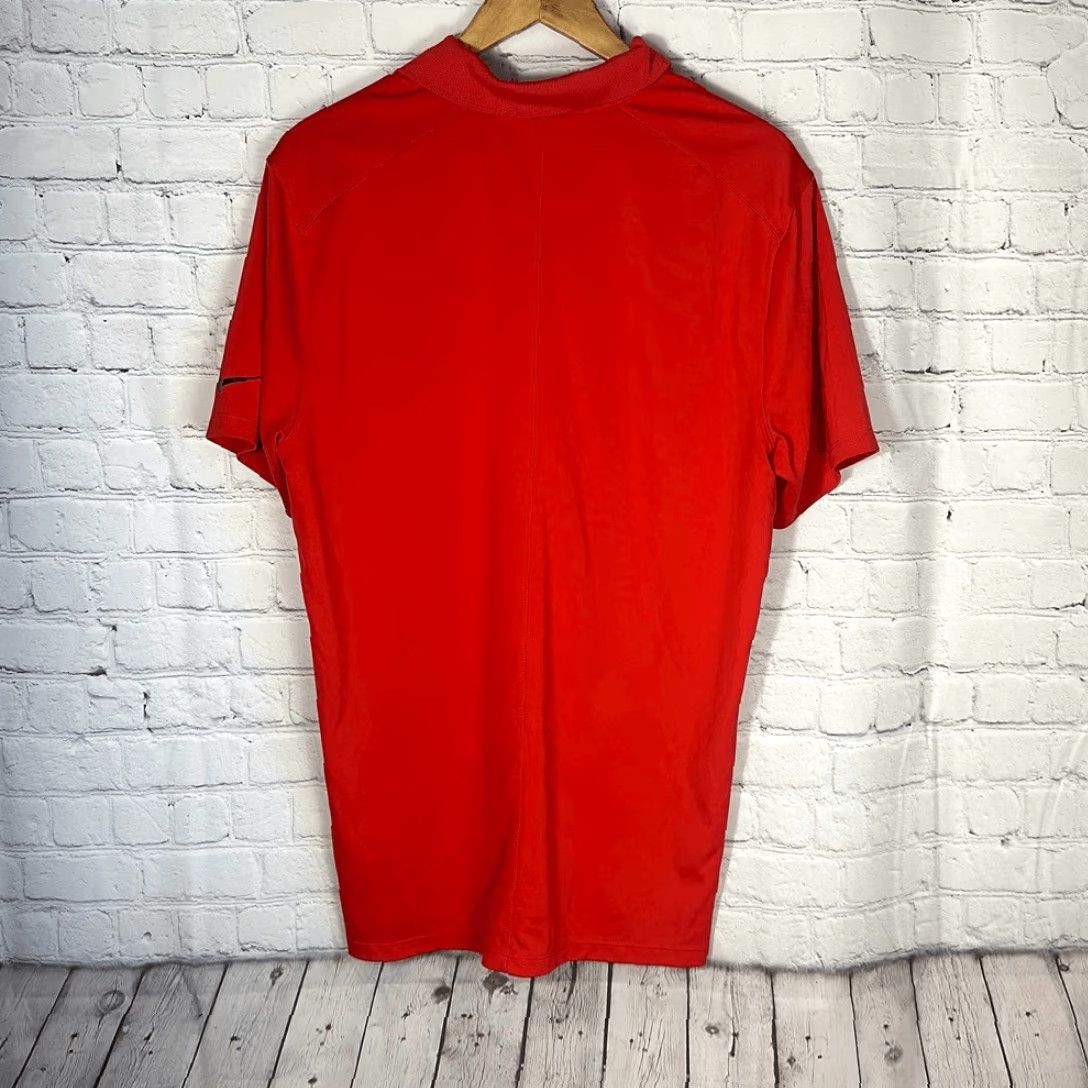 Nike VINTAGE Nike West Palm Beach 2018 Red Golf Polo Dri Fit Large XL Men Polo Shirt Red Size US XL / EU 56 / 4 - 4 Thumbnail