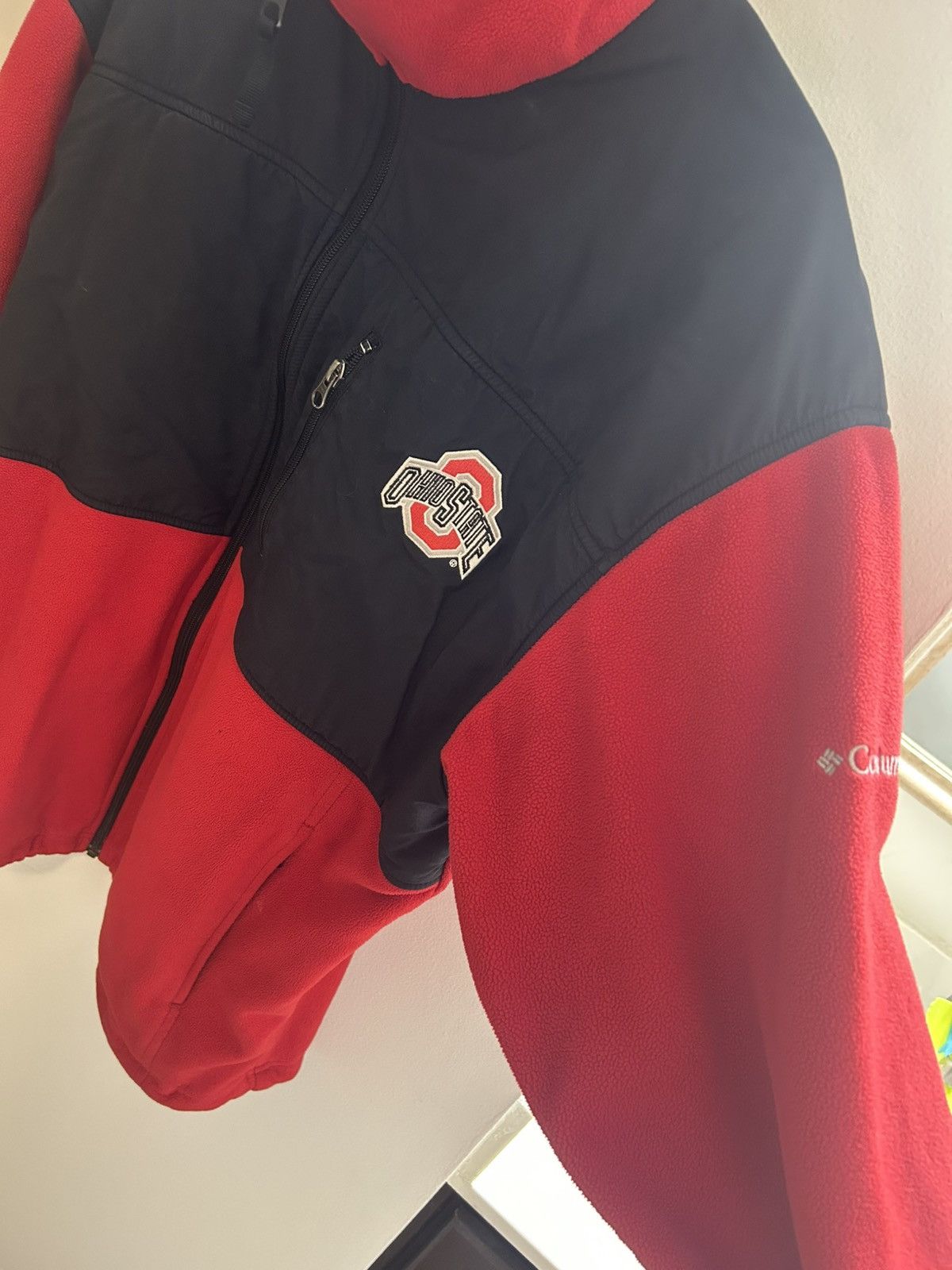 Columbia Columbia Men's Ohio State Red and Black Fleece Jacket Size US L / EU 52-54 / 3 - 2 Thumbnail