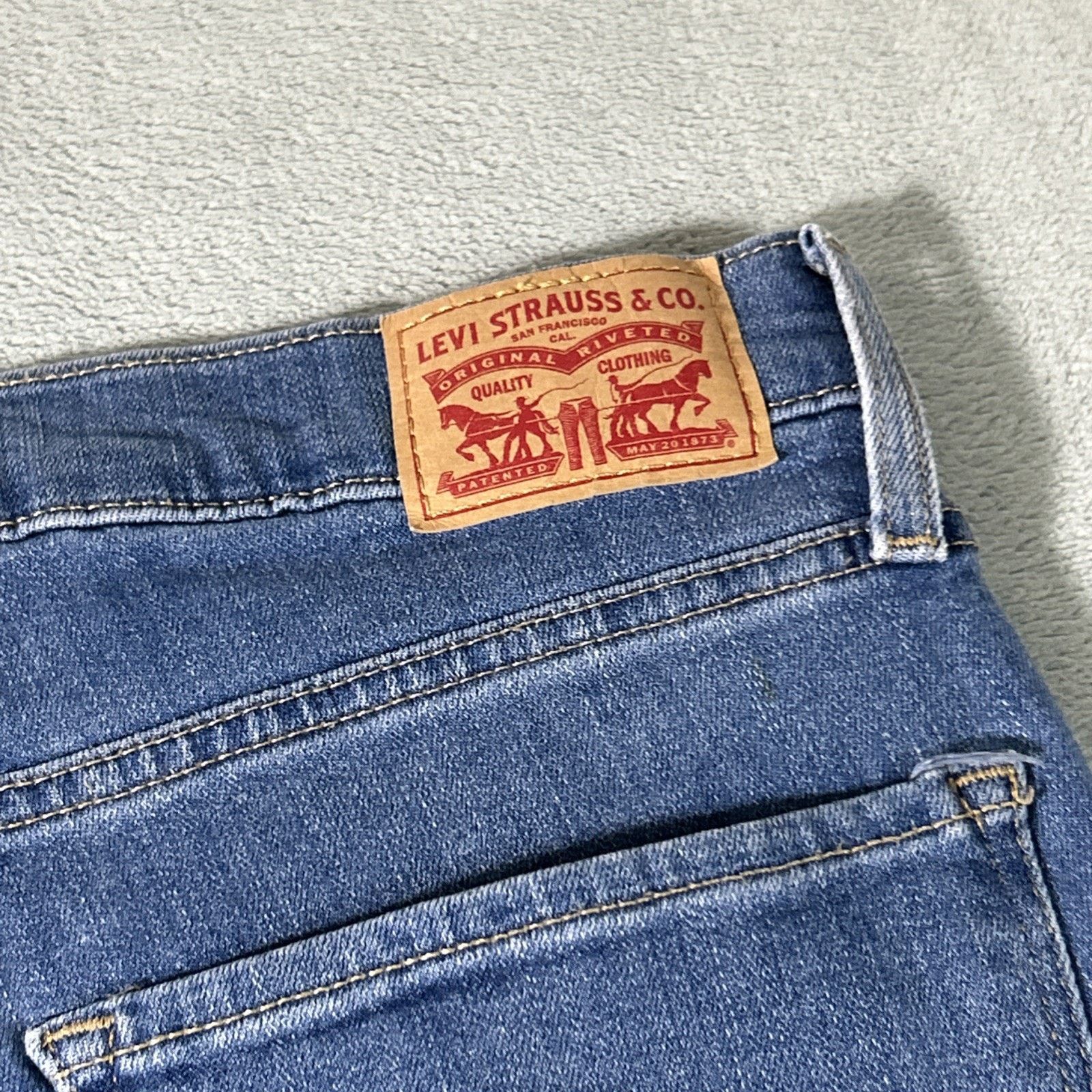 Levi's Levis 724 Straight Crop Jeans Women 30x25 High Rise Hamilton Size 30" / US 8 / IT 44 - 3 Thumbnail