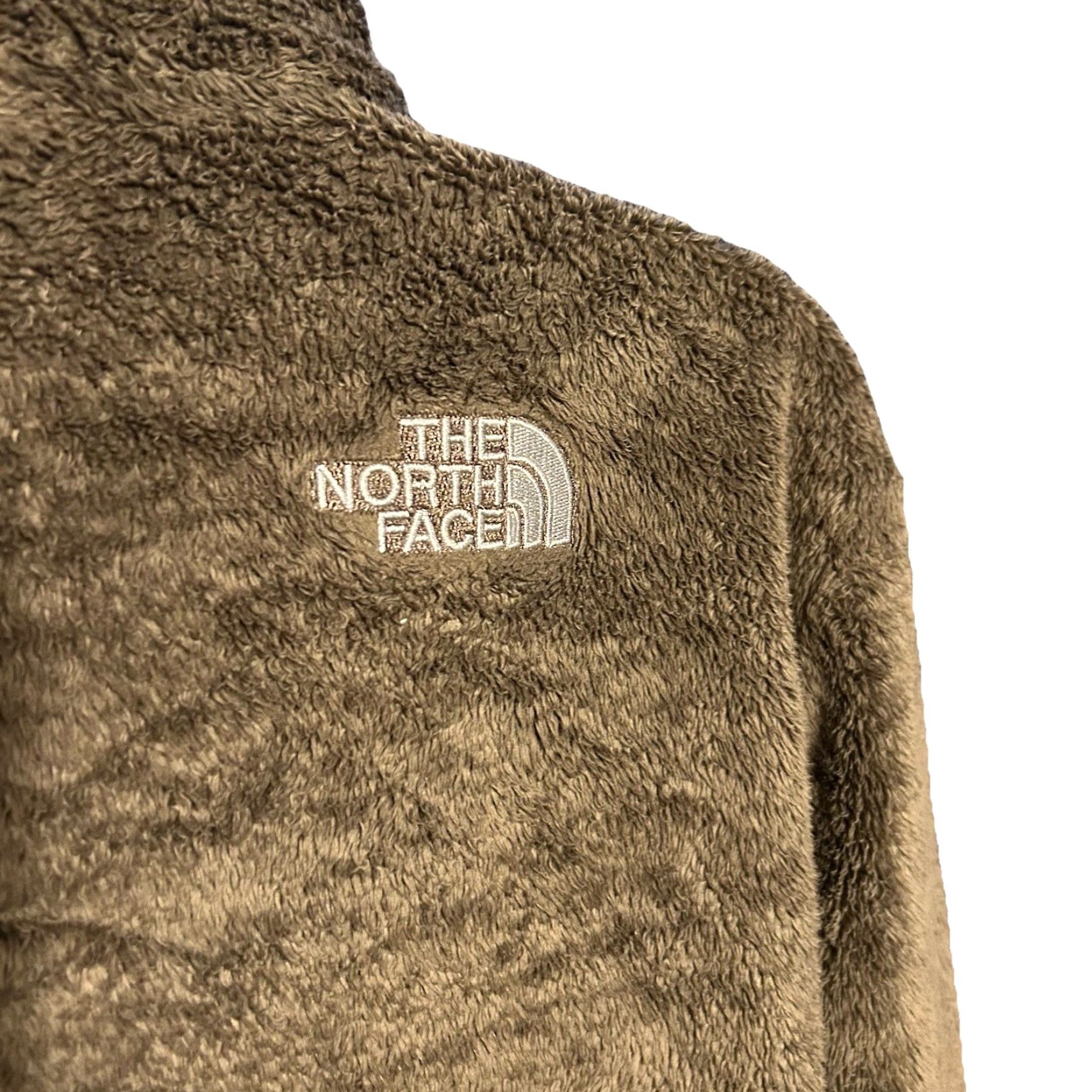 The North Face The North Face Full Zip Fleece Jacket Women Large Brown Tone Pockets Mock Neck Shirt - Mens Womens Girls Boys Size L / US 10 / IT 46 - 7 Thumbnail