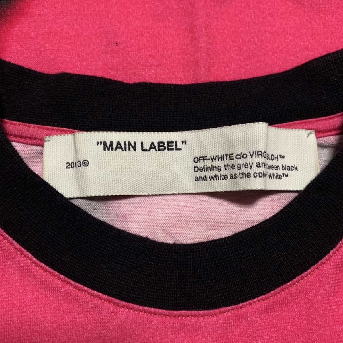 Off-White Off White XS Pink Tie Dye Black Tee Virgil Abloh Size US XS / EU 42 / 0 - 4 Thumbnail