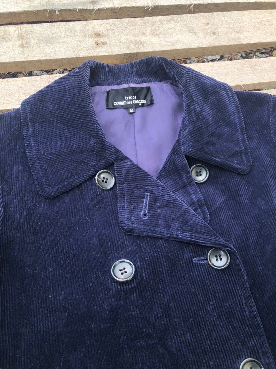 Comme des Garcons AD2002 Tricot COMME des GARCONS Corduroy Jacket Size US XS / EU 42 / 0 - 3 Thumbnail