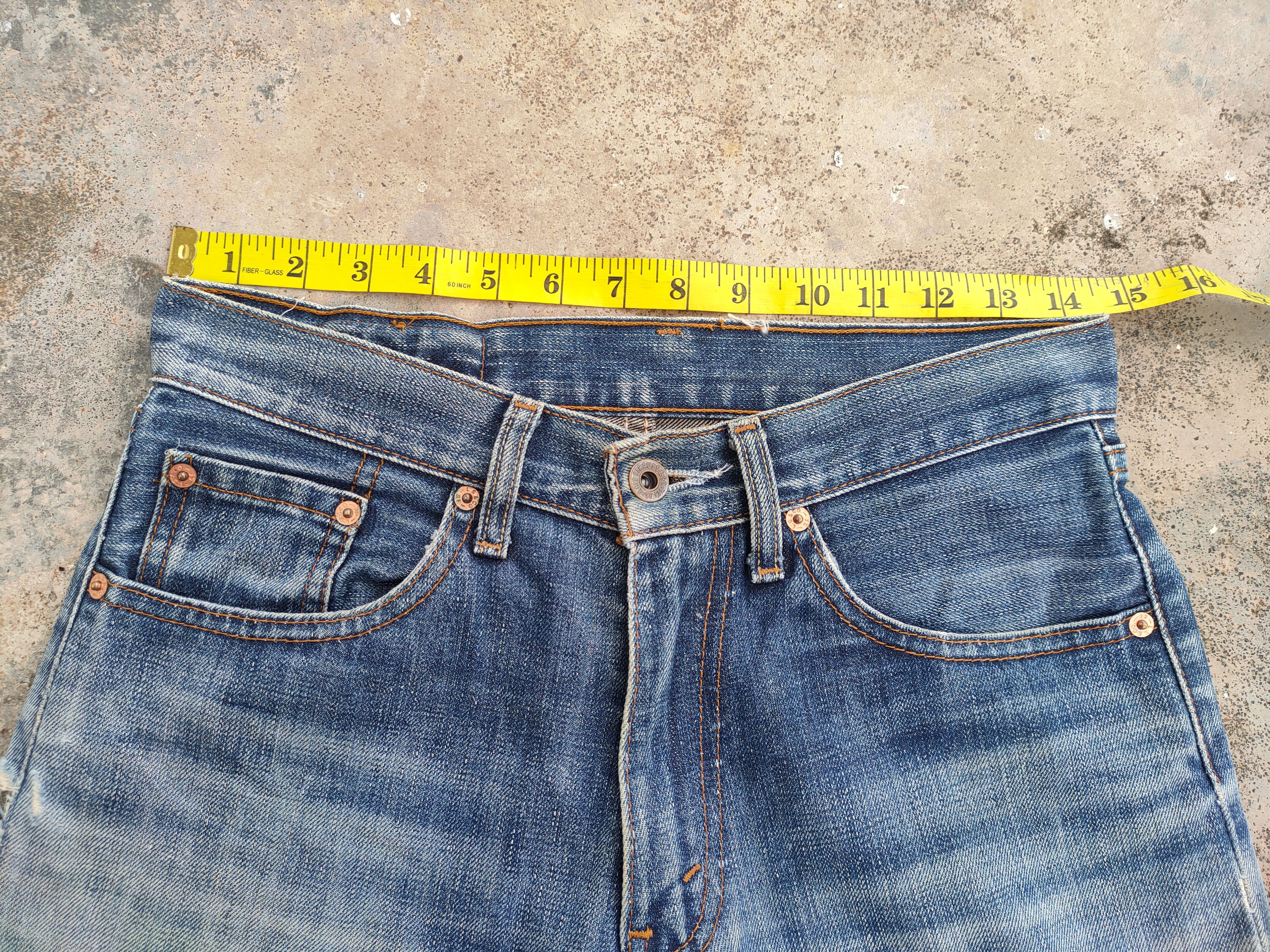 Jean × Levi's × Vintage VINTAGE LEVI'S 502 FADED RIPPED JEANS DENIM PANTS Size US 29 - 7 Thumbnail