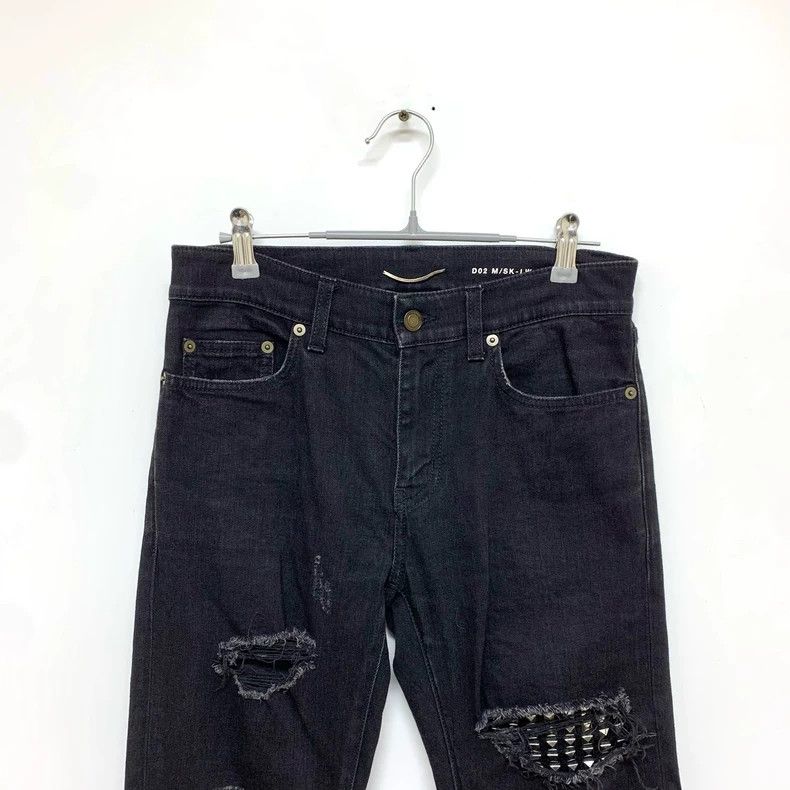 Saint Laurent Paris Saint Laurent Big Style Rivet Destroy Jeans 2504-Nextarrow Size US 28 / EU 44 - 5 Thumbnail