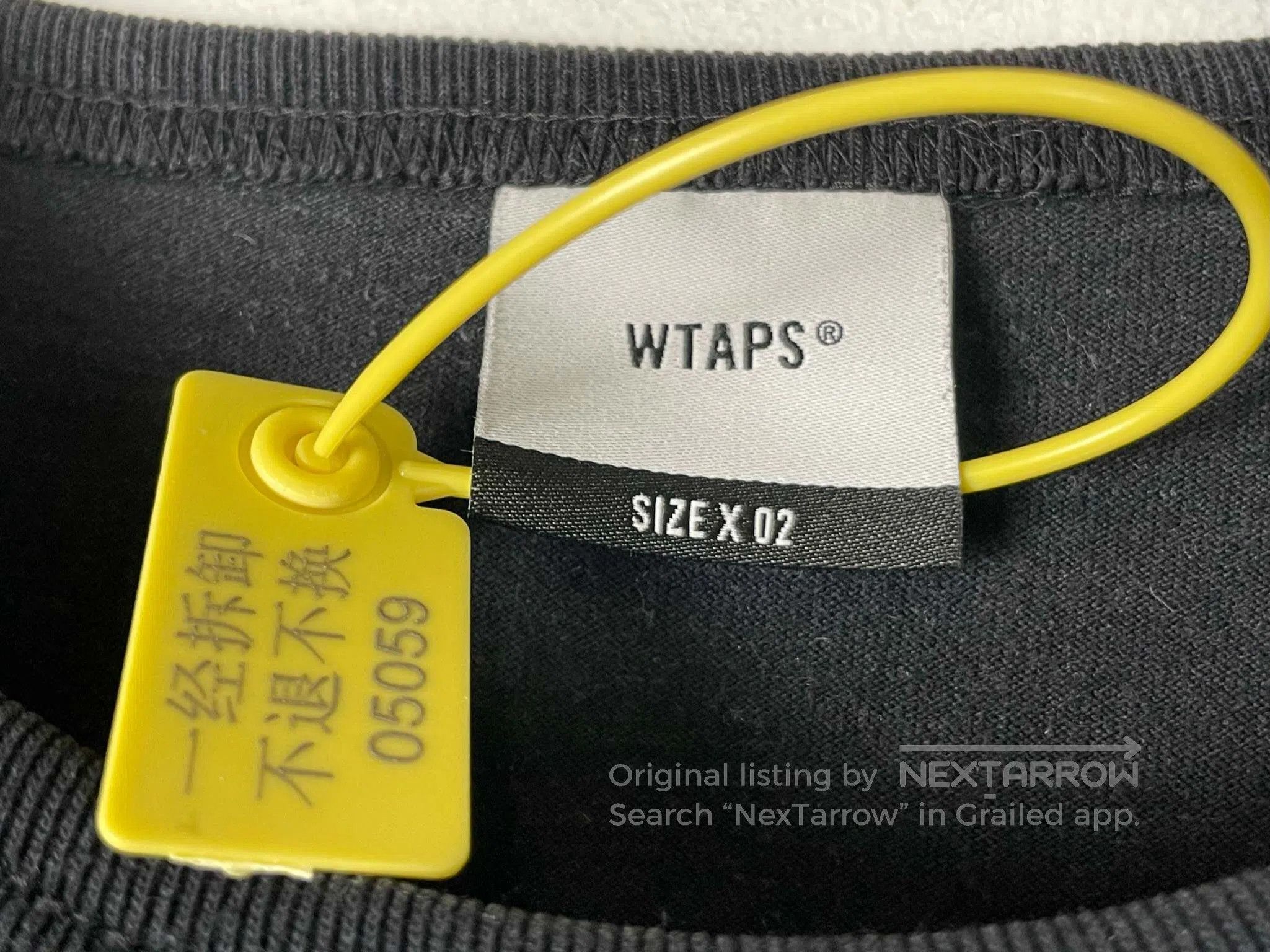 Wtaps WTAPS Black Letter Short Sleeve Size US L / EU 52-54 / 3 - 5 Thumbnail