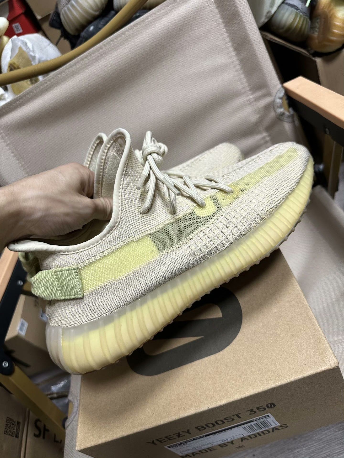 Yeezy Yeezy Limited Yellow Lowtop Sneakers 9 Men Size US 9 / EU 42 - 1 Thumbnail
