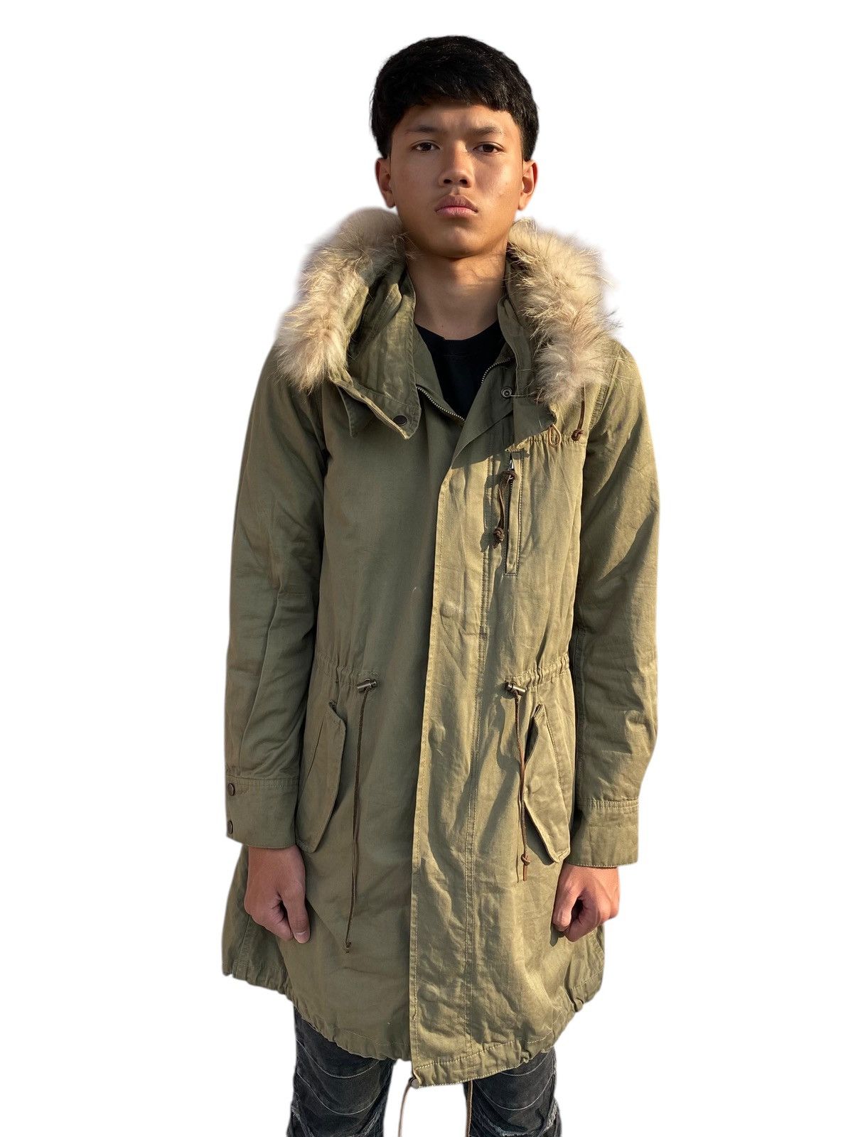If Six Was Nine 2000s Panaji by GOA - Fur Hoodie Apocalypse Style Jacket Size US M / EU 48-50 / 2 - 1 Thumbnail