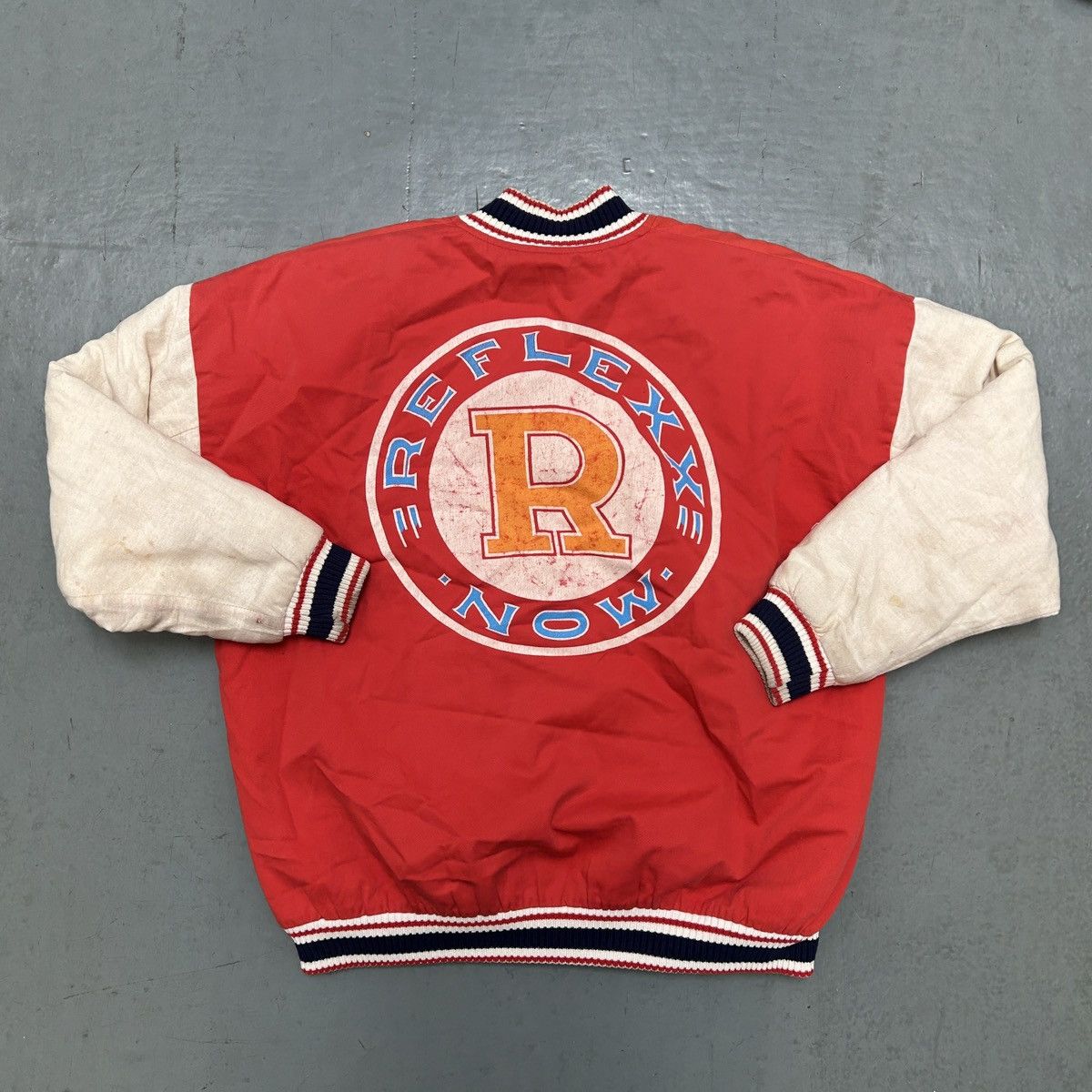 Vintage Vintage Reflexe Now varsity jacket / bomber jacket Size US XL / EU 56 / 4 - 5 Thumbnail