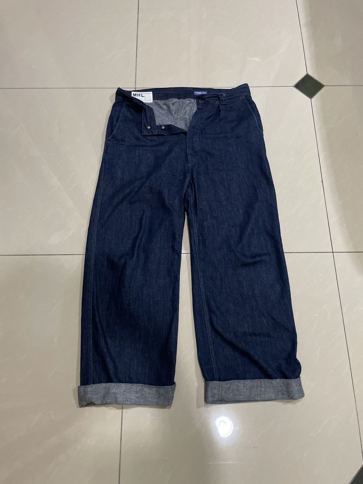 Margaret Howell × Vintage 🛒HEARING OFFER Vintage Baggy Margaret Howell denim Size US 31 - 1 Thumbnail