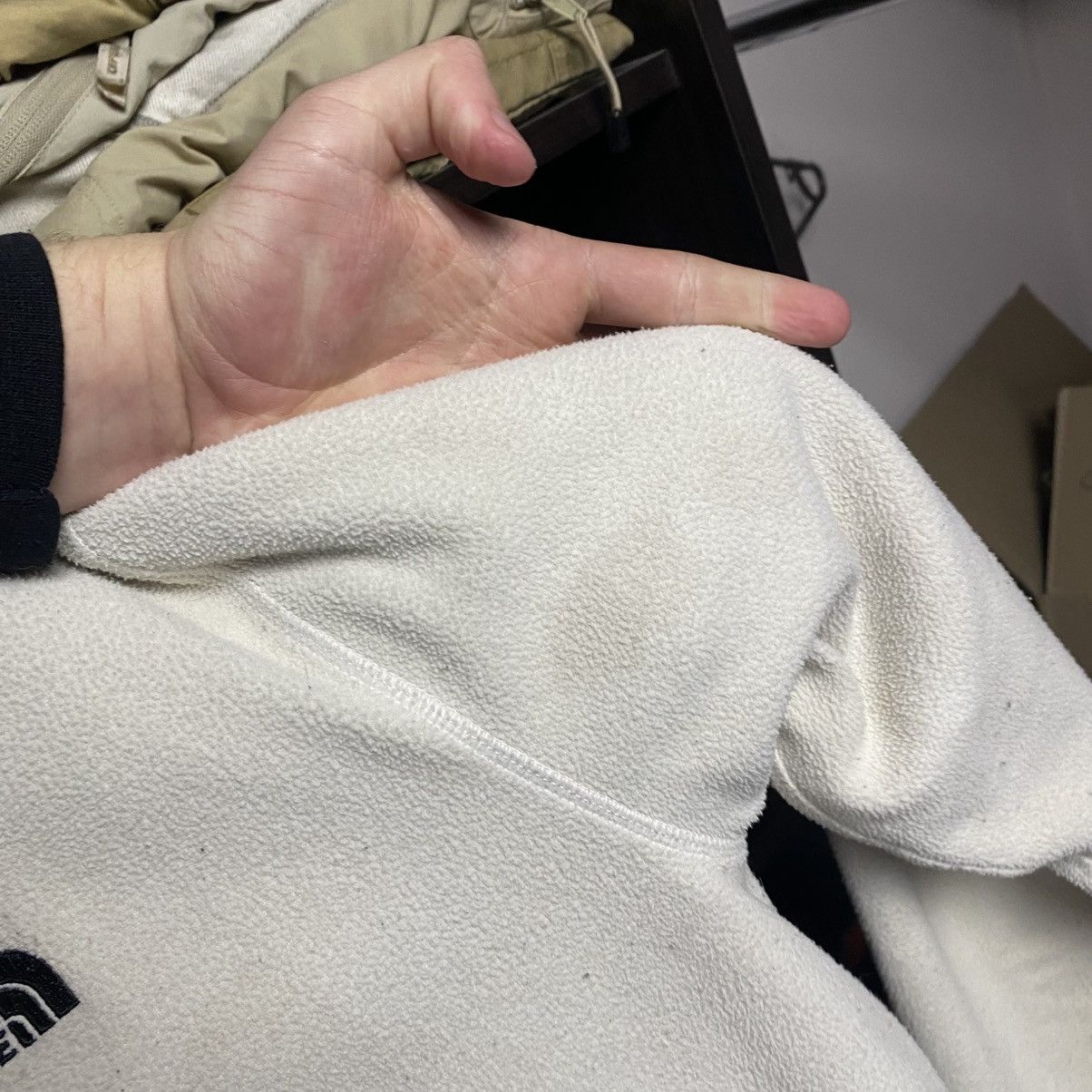 The North Face Mens The North Face small logo y2k outdoor fleece sweatshirt Size US XL / EU 56 / 4 - 11 Thumbnail