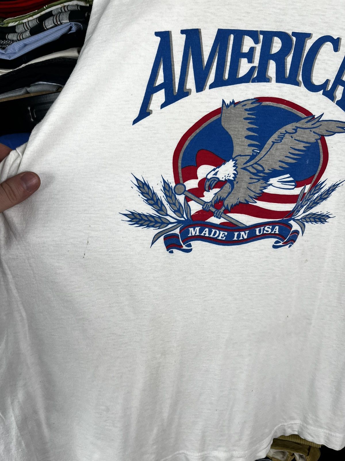 Vintage American USA t shirt 90s Size US L / EU 52-54 / 3 - 13 Thumbnail