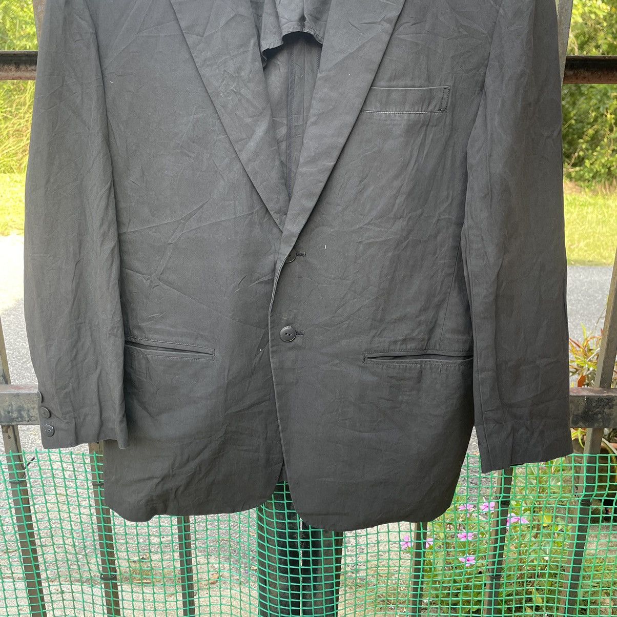🔥🔥🇯🇵Workshop By Yohji Yamamoto Black Suit Coat Cotton Blazer