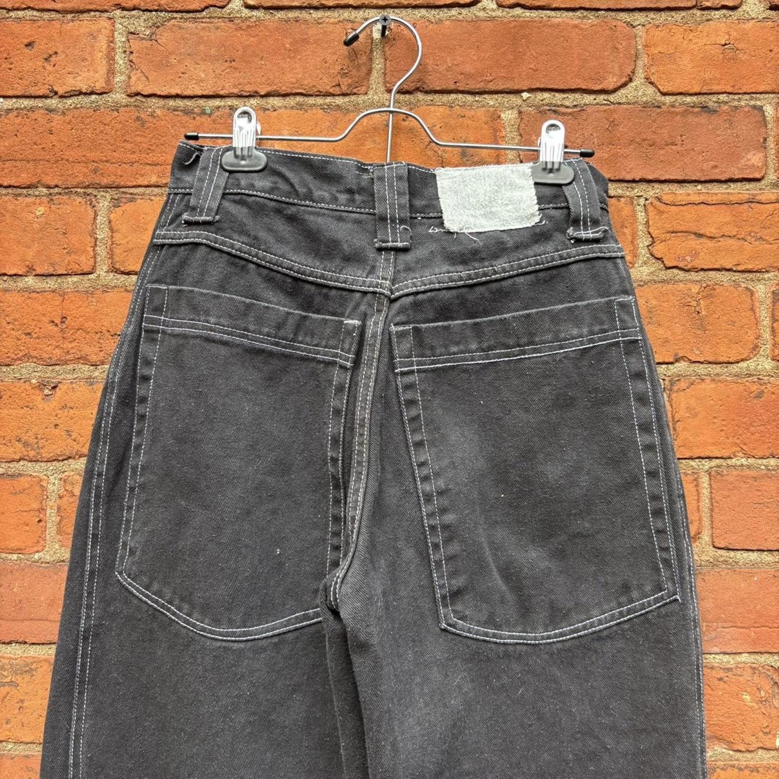 Other vintage black off stitch pourquoi jeans 90s 26 Size US 26 / EU 42 - 5 Thumbnail