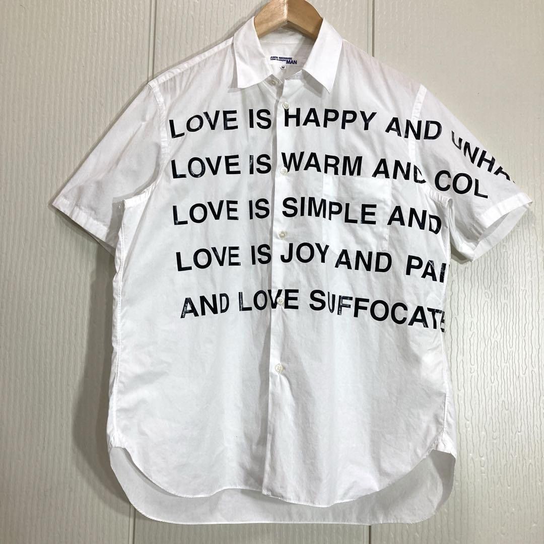 Pre-owned Junya Watanabe Ss02 Poem Button Up In White