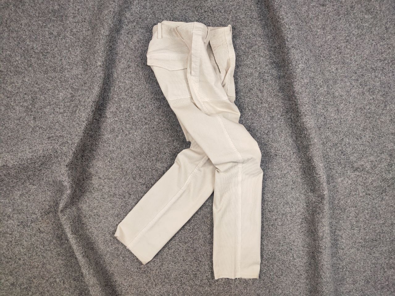 Nili Lotan Nili lotan Design Classic Trouser Corduroy Beige Pants Size 25" / US 0 / IT 36 - 9 Thumbnail