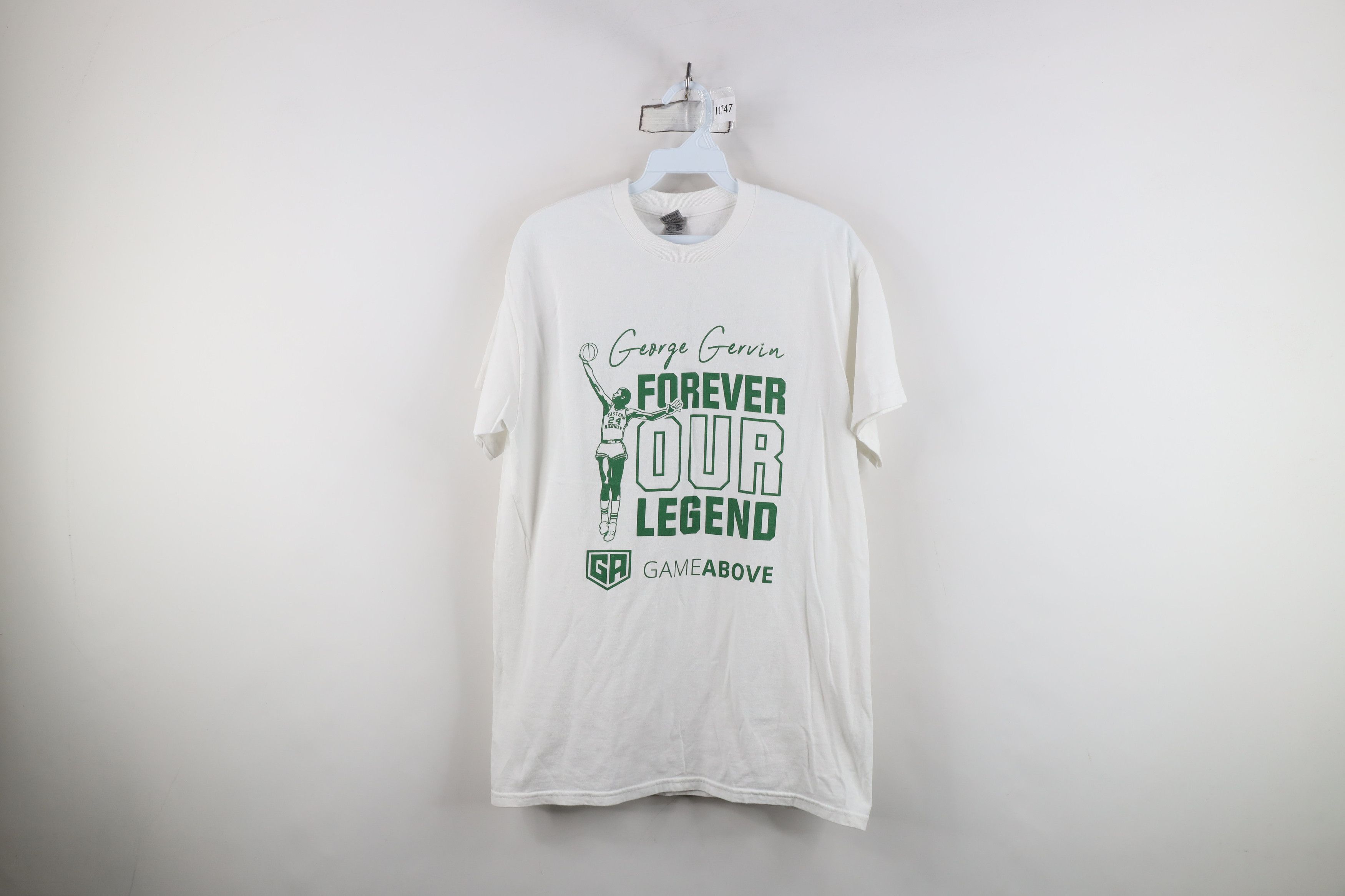Gildan George Gervin Eastern Michigan University Basketball T-Shirt Size US M / EU 48-50 / 2 - 1 Thumbnail