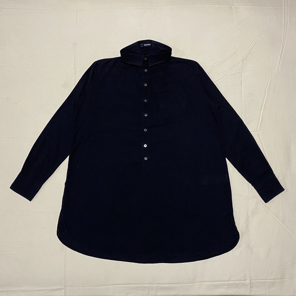 Zucca Vintage ZUCCA By Issey Miyake High Collar Blouses Cotton Size L / US 10 / IT 46 - 1 Thumbnail
