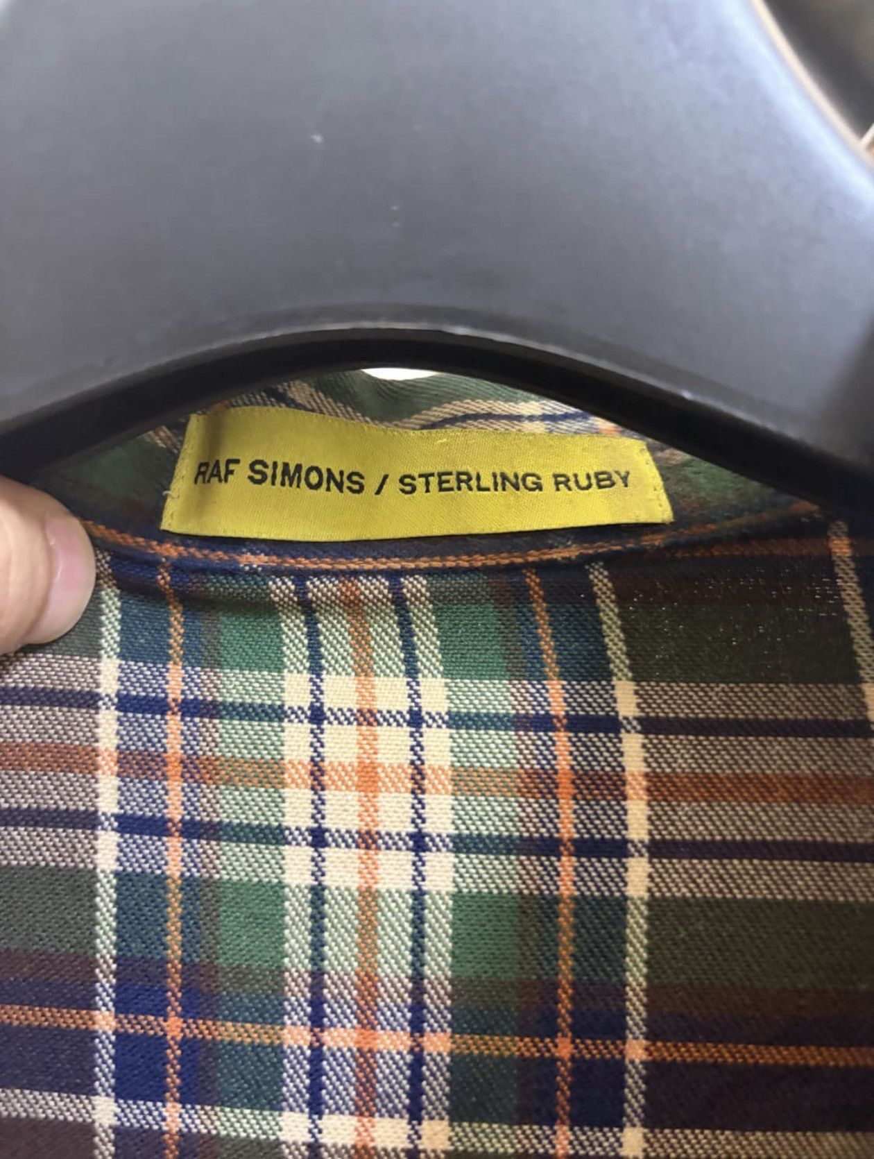 Raf Simons Raf Simons AW14 Sterling Ruby Plaid Shirt Size US M / EU 48-50 / 2 - 2 Thumbnail
