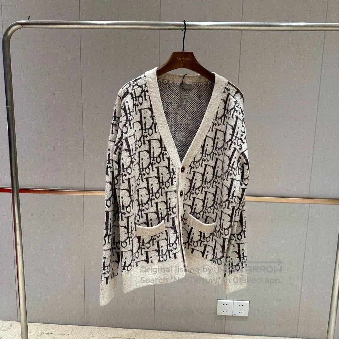 Dior Dior Logo Wool Cardigan Sweater. Size US S / EU 44-46 / 1 - 5 Thumbnail