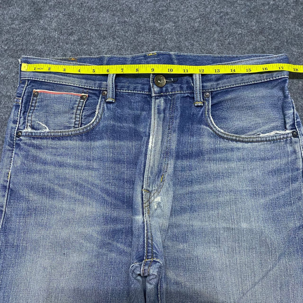 Edwin 💥Best Offer💥Vintage Edwin 503 Buckle Back Selvedge Denim Size US 35 - 3 Thumbnail