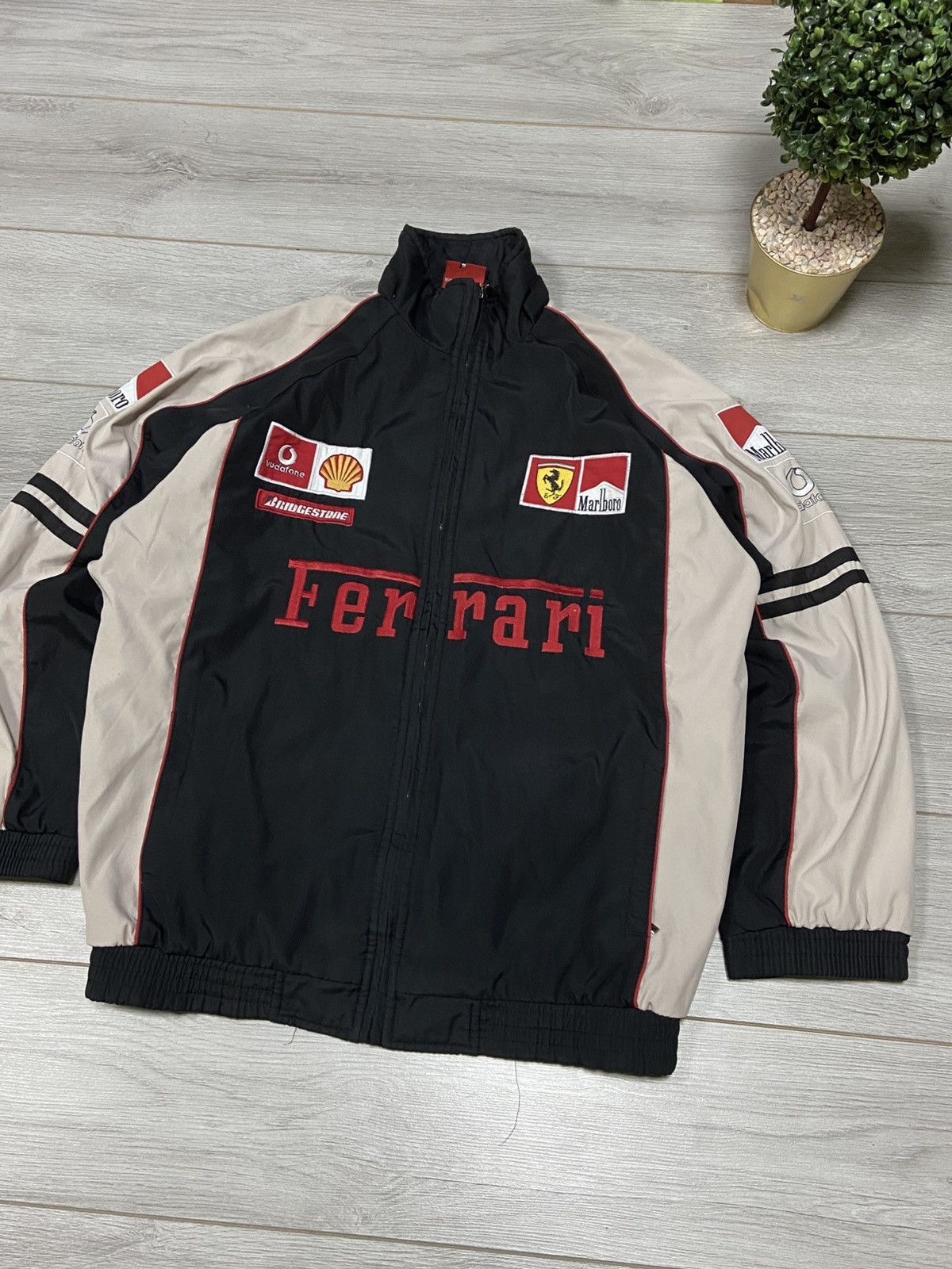 Vintage Ferrari Marlboro vintage F1 racing jacket Vodafone Size US XXL / EU 58 / 5 - 3 Thumbnail