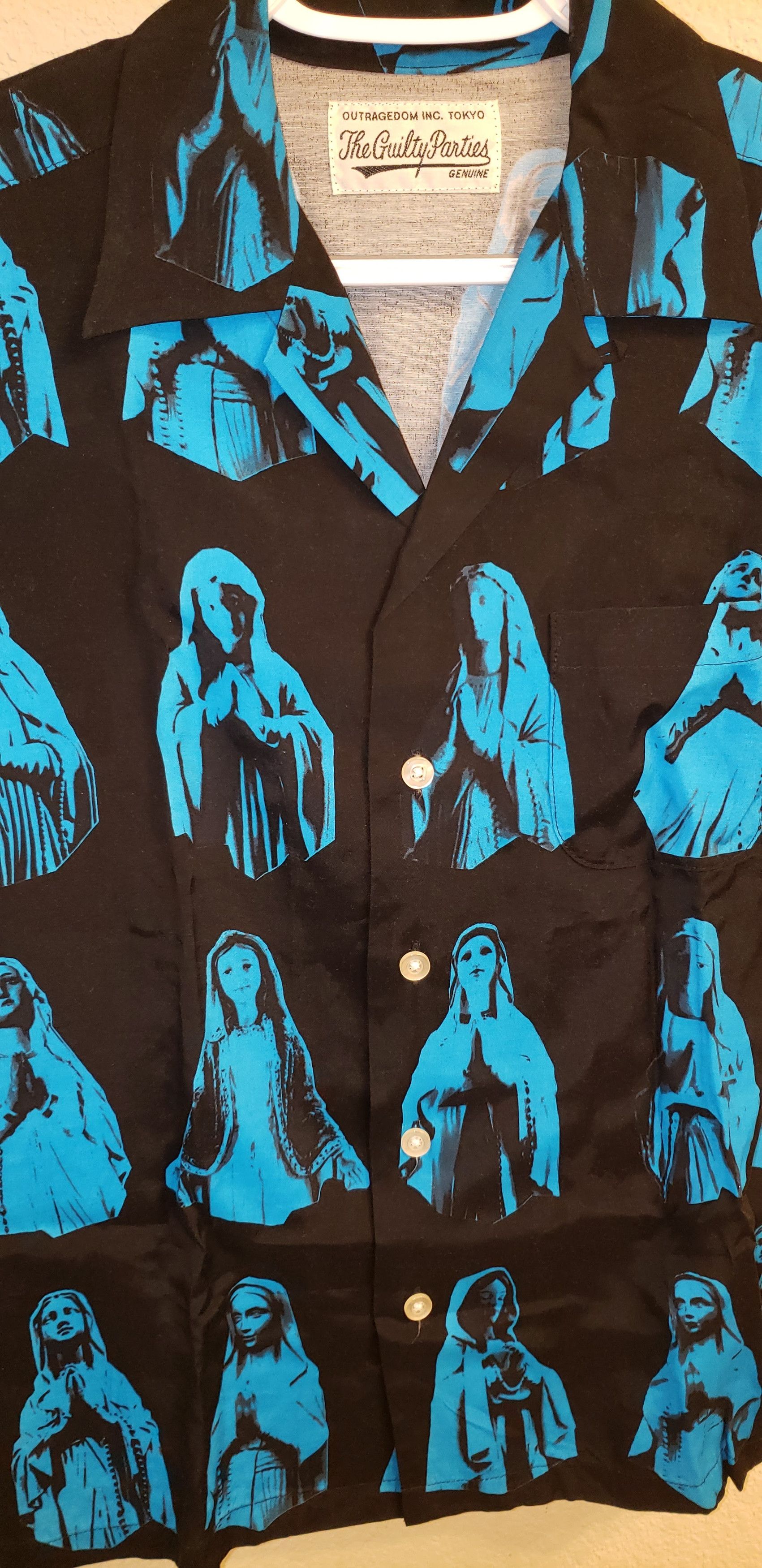 Wacko Maria Wacko Maria Aloha shirt G-dragon X Blue fine quality Hawaii Size US S / EU 44-46 / 1 - 4 Thumbnail