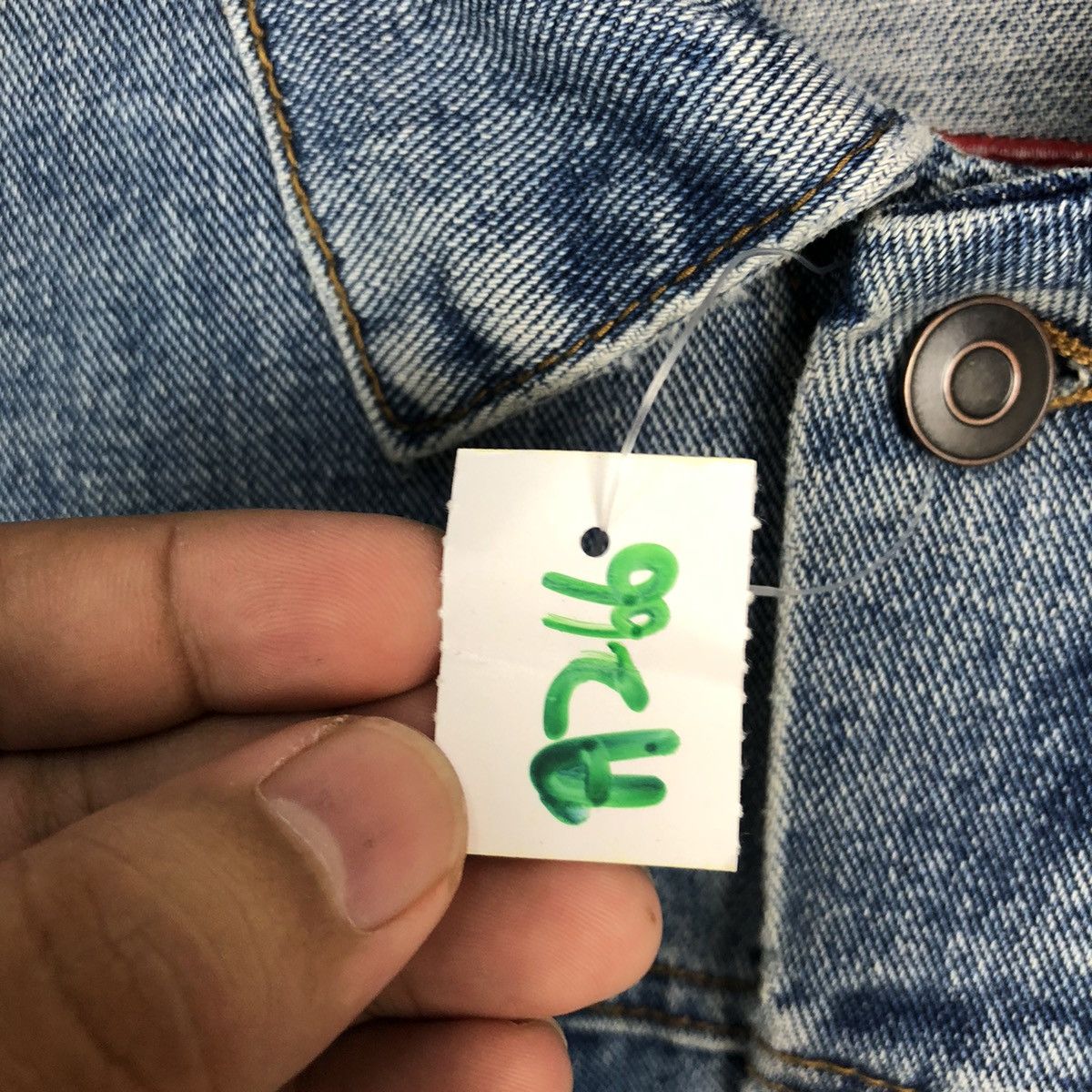 Japanese Brand Phoenix 29 Denim patch vintage jeans Jacket #A266 Size US M / EU 48-50 / 2 - 13 Thumbnail