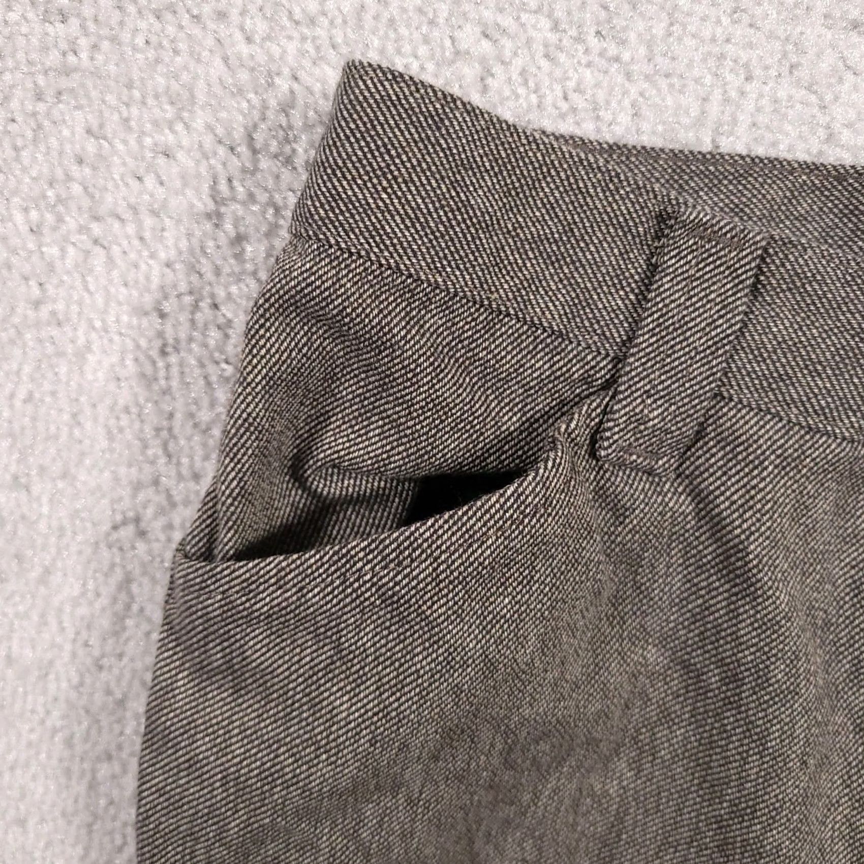 Lee Lee Riders Pants Women's 10P Brown Black Twist Eased Tapered High Rise Chino 28in Inseam Size 32" / US 10 / IT 46 - 4 Thumbnail