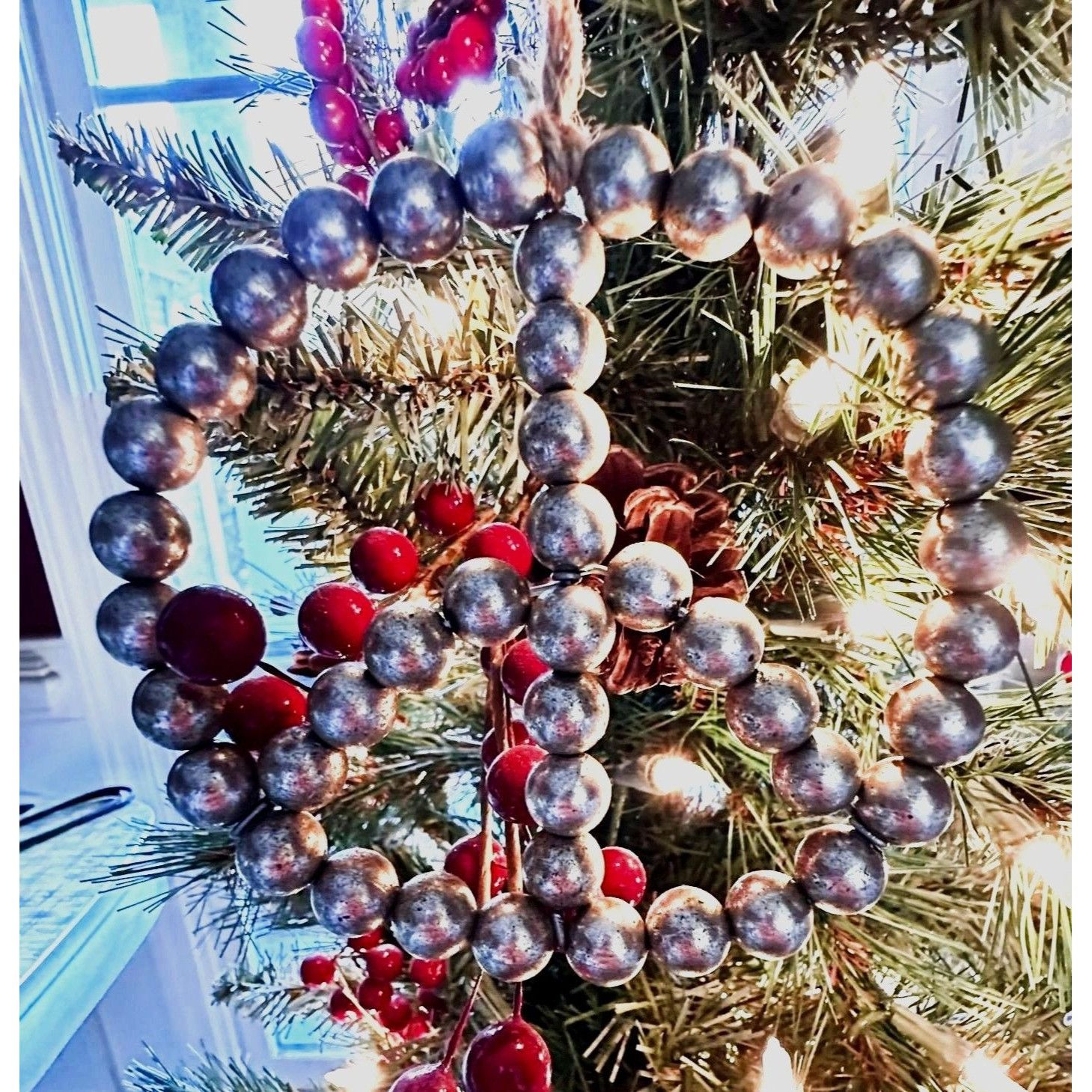 Other Vintage Pottery Barn Peace Ornament Christmas Valentine Bead Size ONE SIZE - 11 Thumbnail