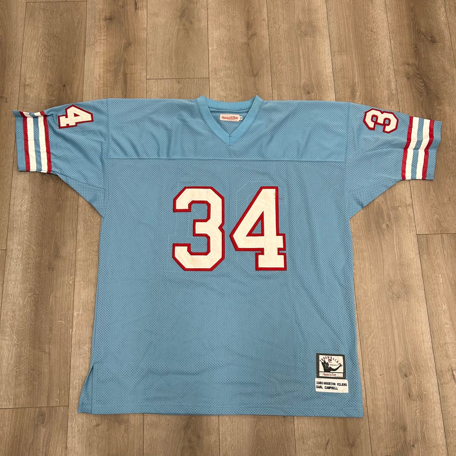Vintage Houston Oilers Earl Campbell 1980 Legacy Jersey Blue size 52 Size US XXL / EU 58 / 5 - 1 Thumbnail