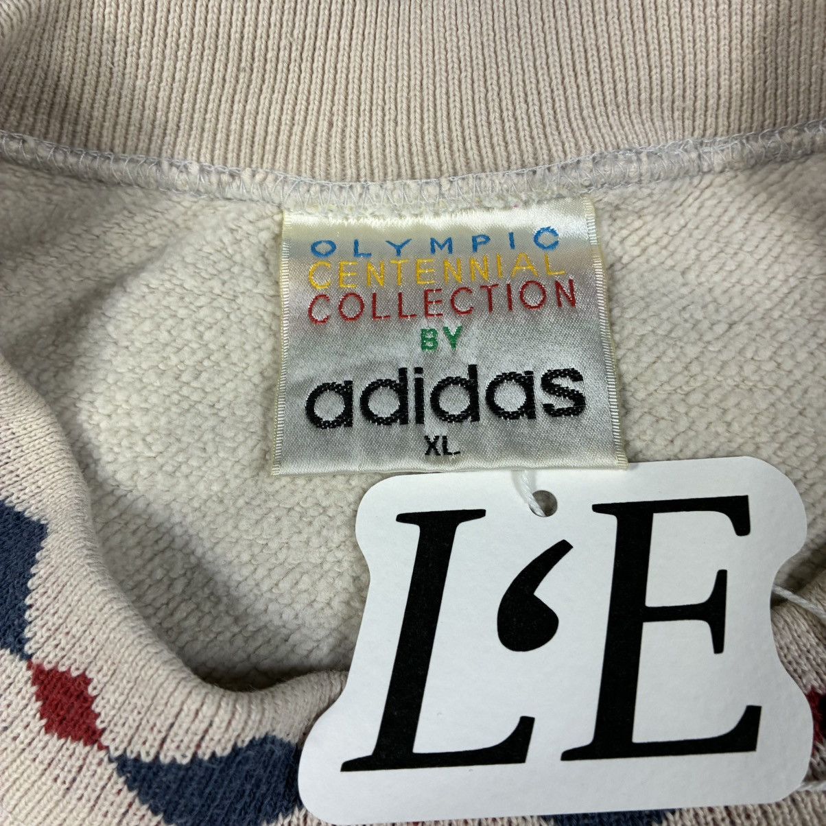 Adidas Mens Vintage Adidas Olympic Cortina D'Ampezzo Sweatshirt Size US XL / EU 56 / 4 - 3 Thumbnail