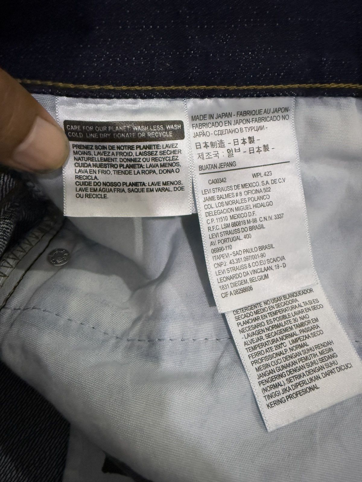 Edition Japan × Junya Watanabe × Levi's LEVIS 501 JAPAN EDITION SLIM TYPE PATCHWORK Size US 34 / EU 50 - 12 Thumbnail