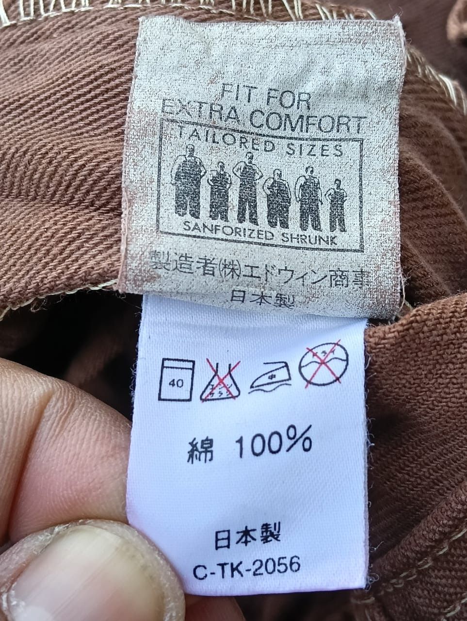 Lee Vintage Lee Westerner Brown Twill Flared Pants Sanforized. Size US 30 / EU 46 - 8 Thumbnail
